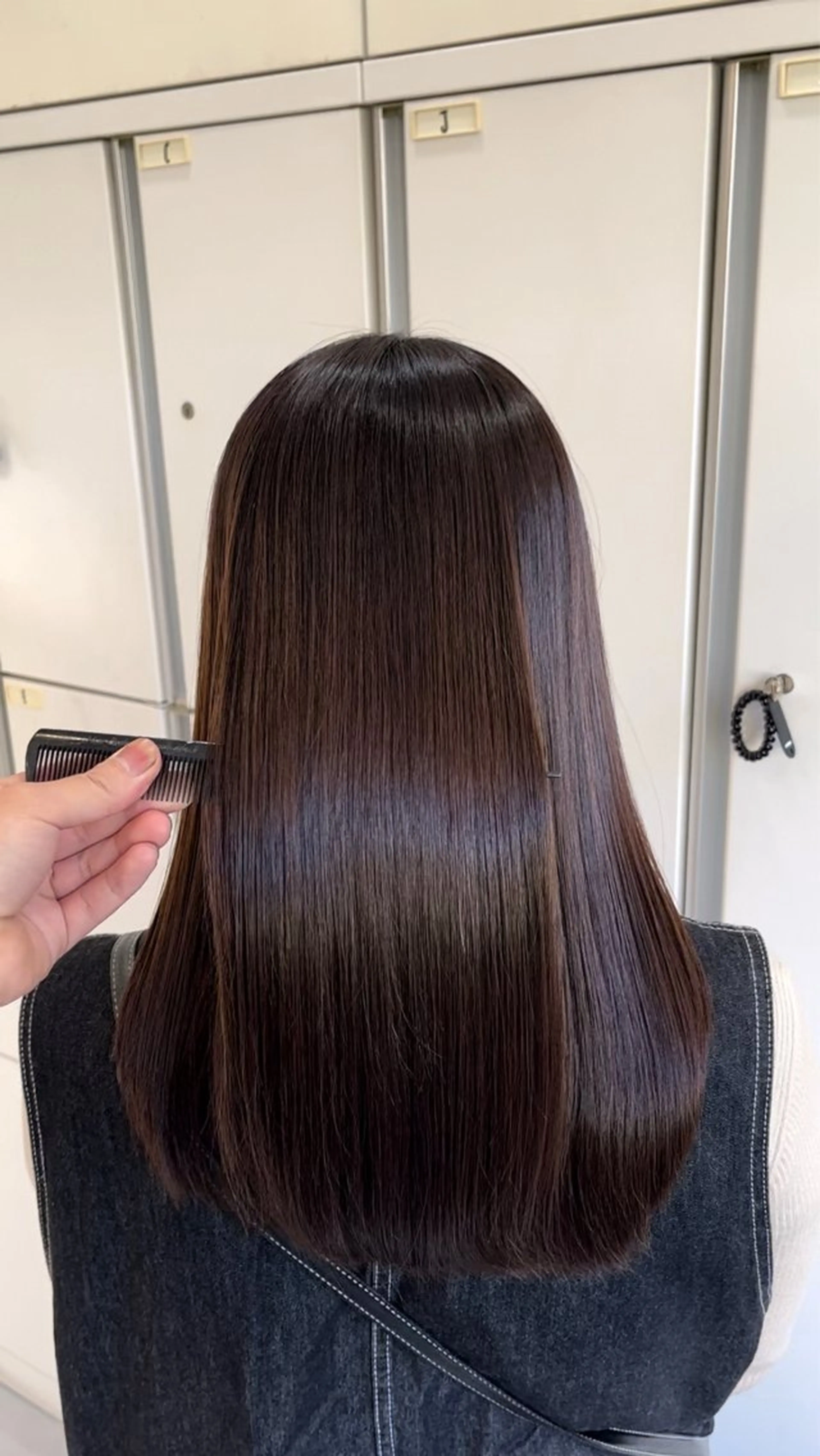 ロング 縮毛矯正 トリートメント 縮毛矯正/髪質改善 斉藤春のヘアスタイル