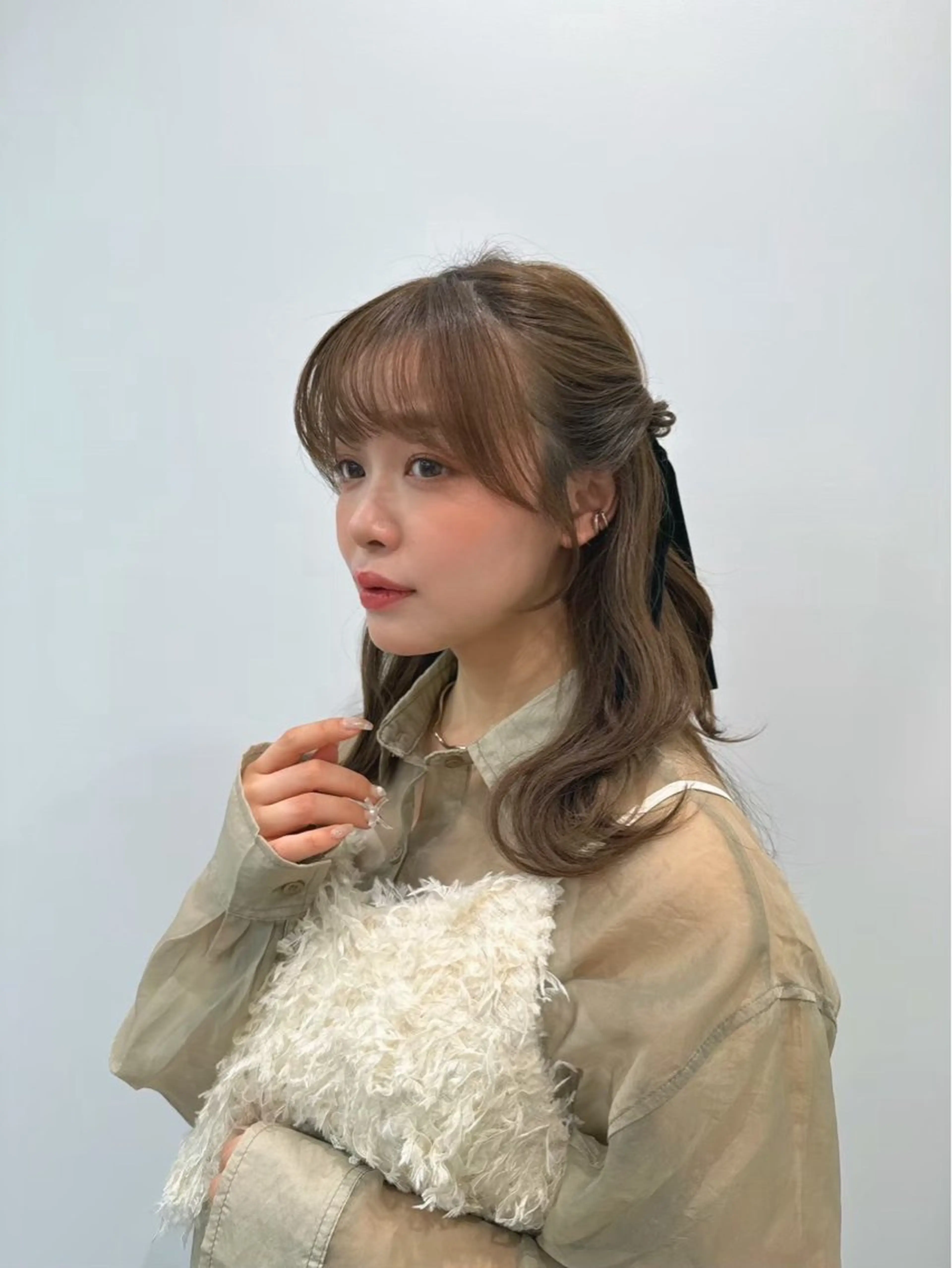 セミロング カット 🫧韓国風レイヤー カット強化‼️りりかのヘアスタイル