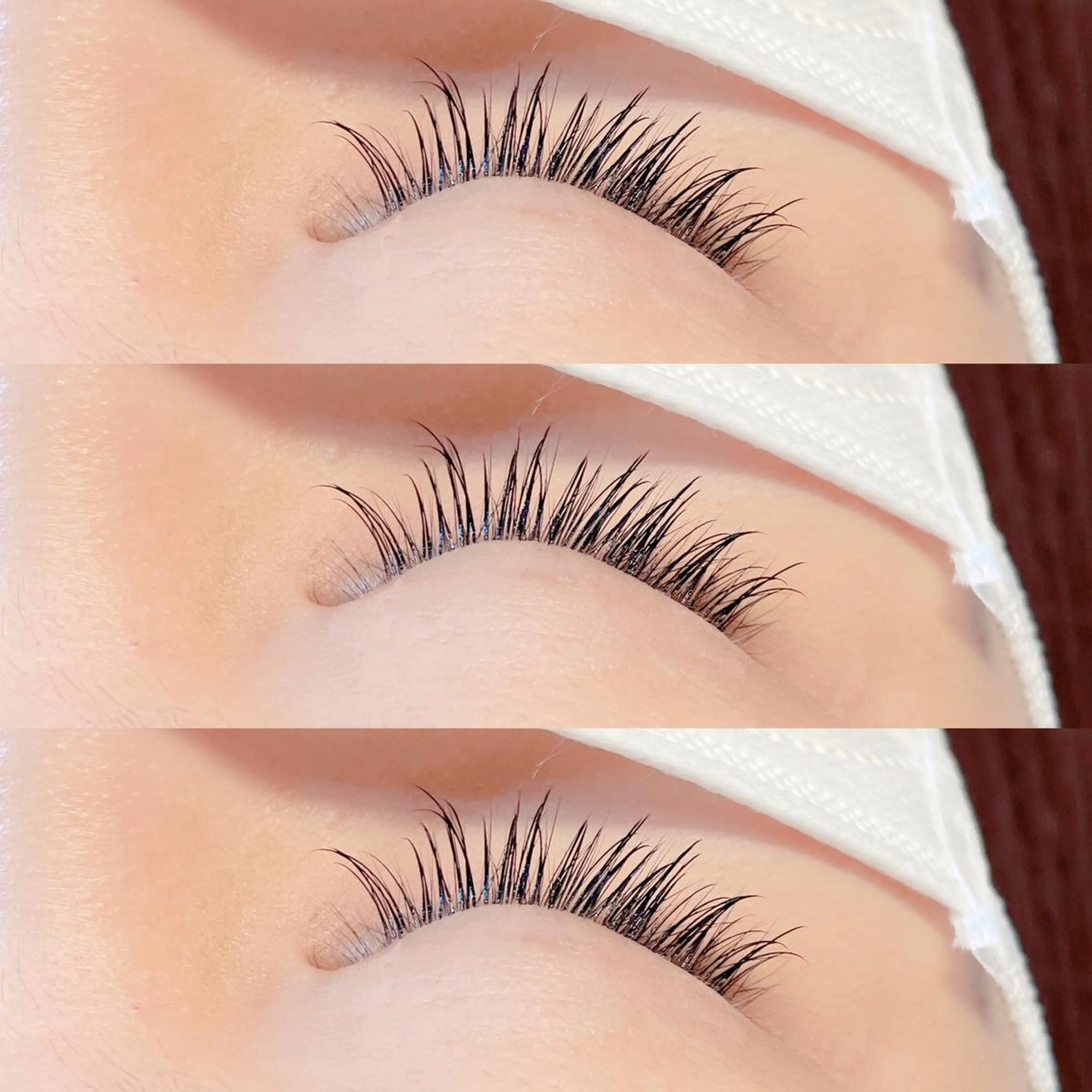 マツエク・マツパ カラーマツエク フラットラッシュ ナチュラル ボリュームラッシュ ワンホンマツエク Mori ✨Mystical✨のマツエク・マツパデザイン