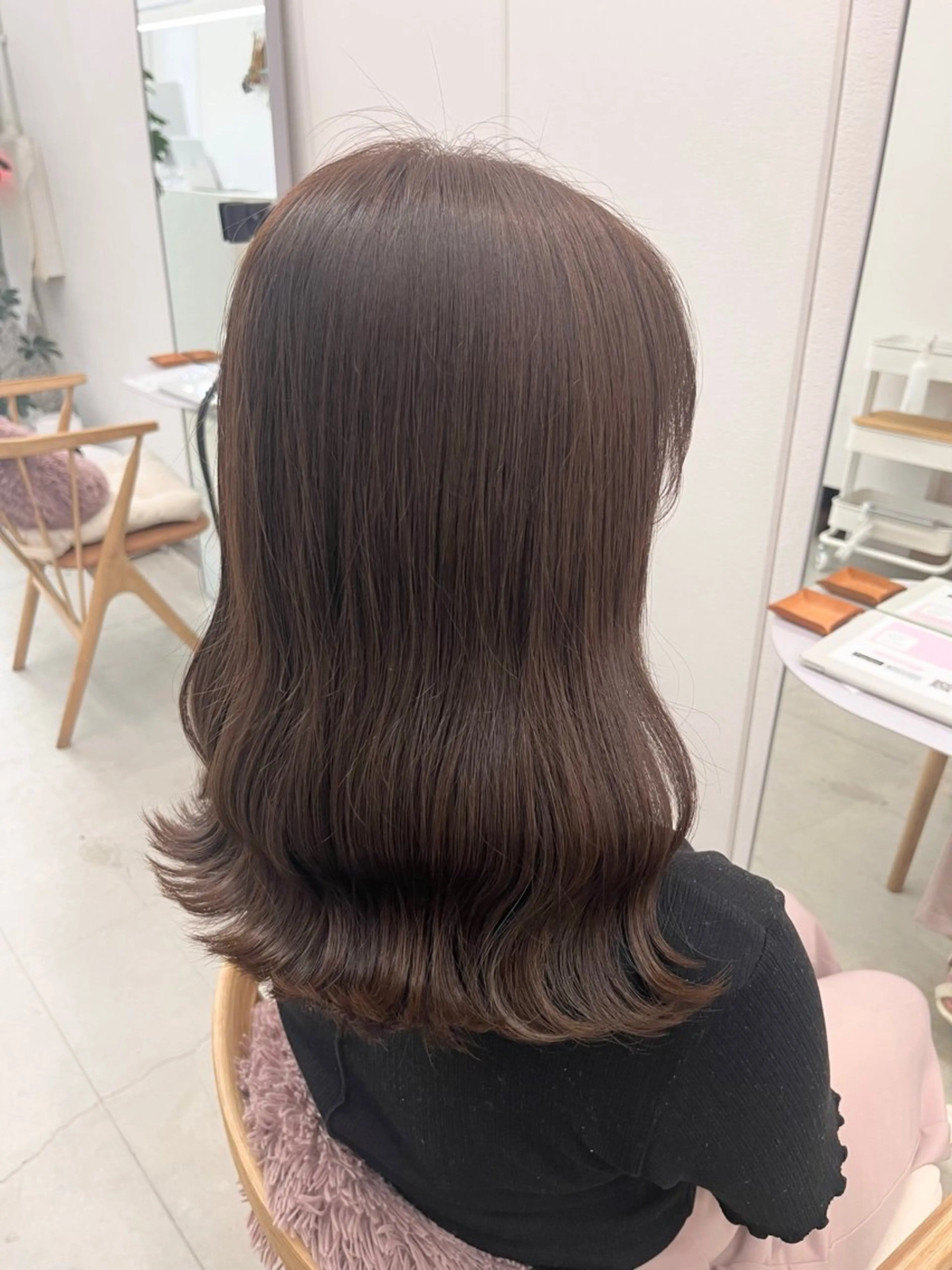 ロング カラー 透明感カラー 暖色カラー／ ヘアセット🌛櫻井舞のヘアスタイル