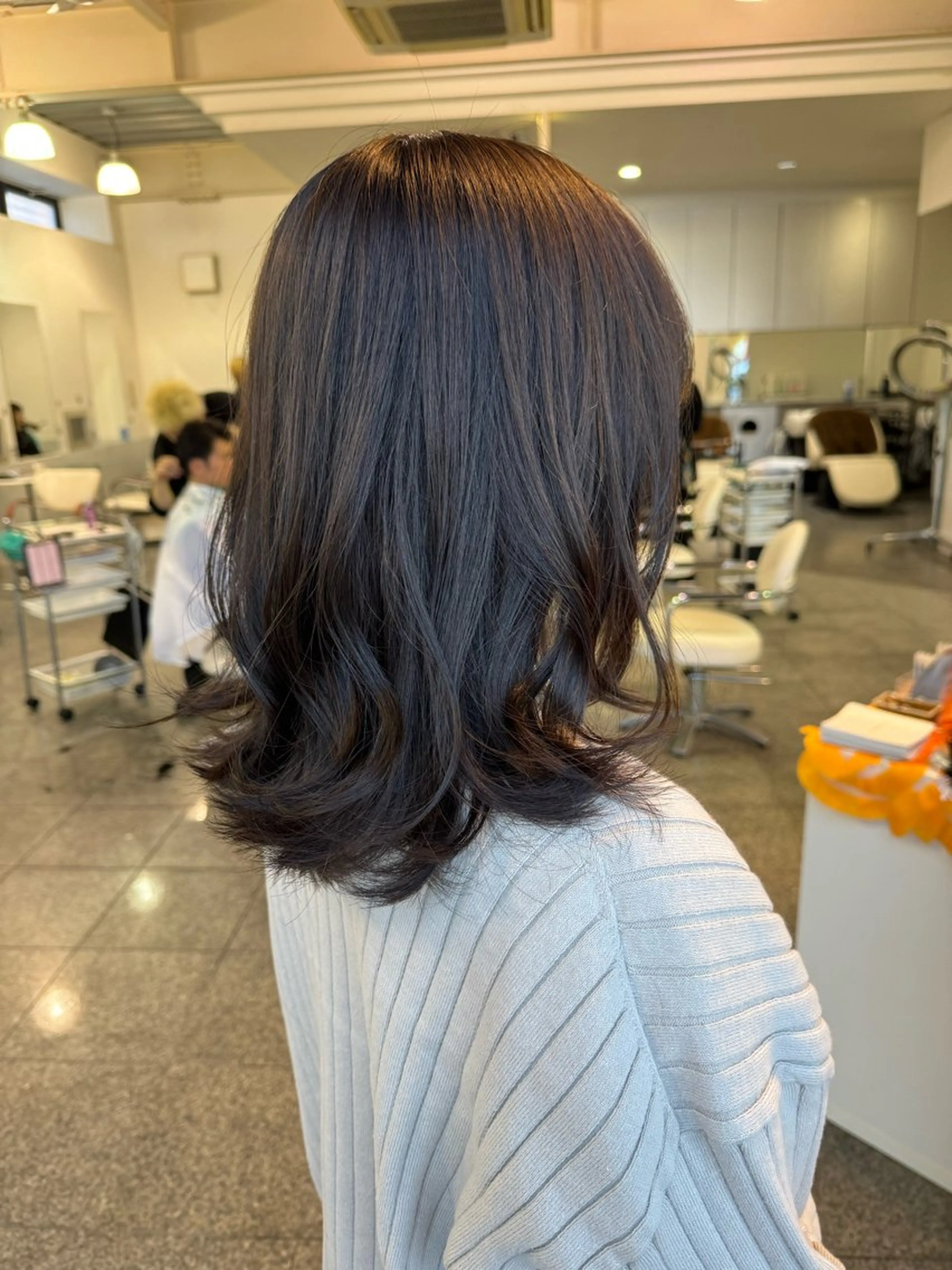 セミロング カラー カット ヘアカラー トリートメント 🫧ヒシダアキ /taboo🫧のヘアスタイル