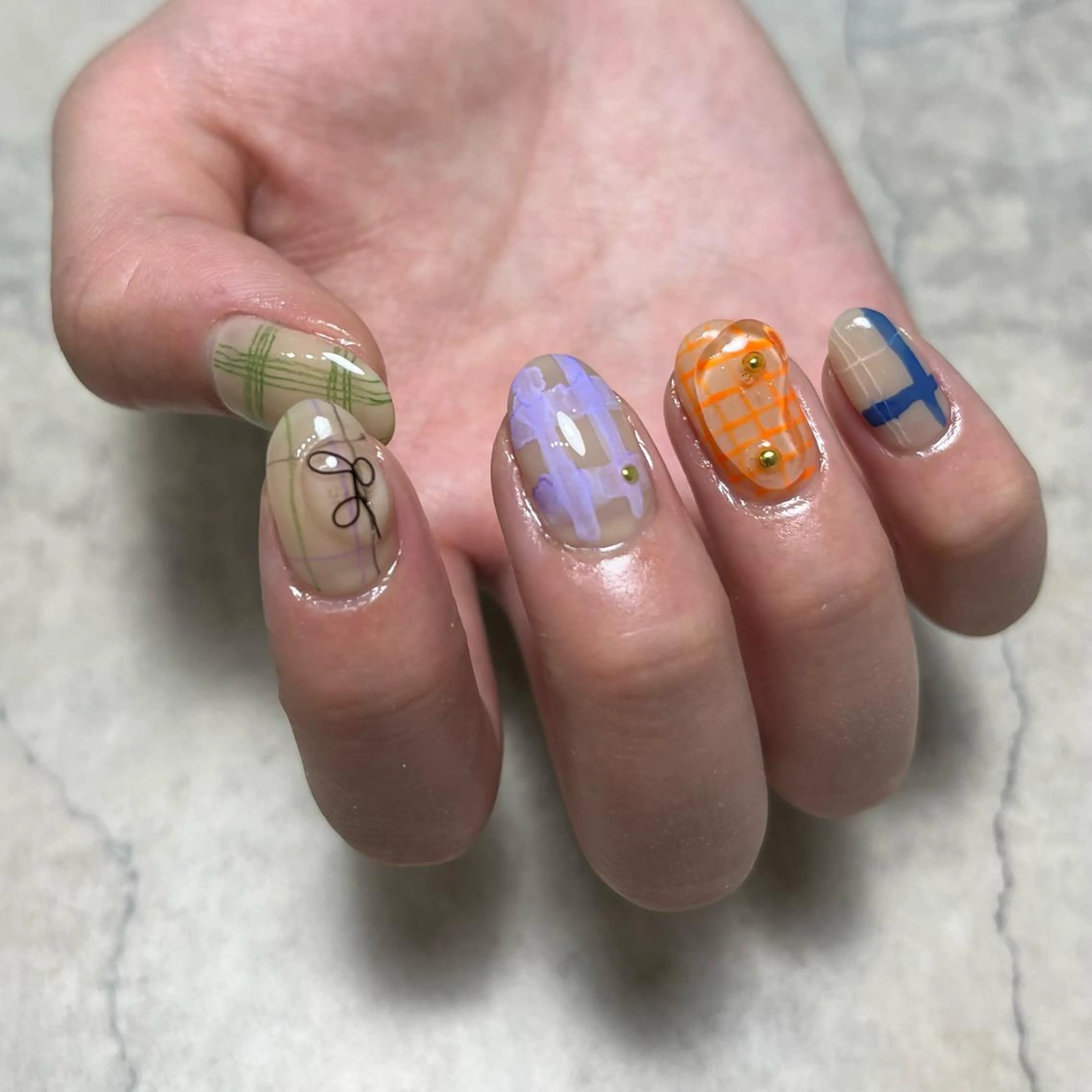 ネイル ハンドネイル nail salon O (en)所属・vegh. nail／阿波座のネイルデザイン