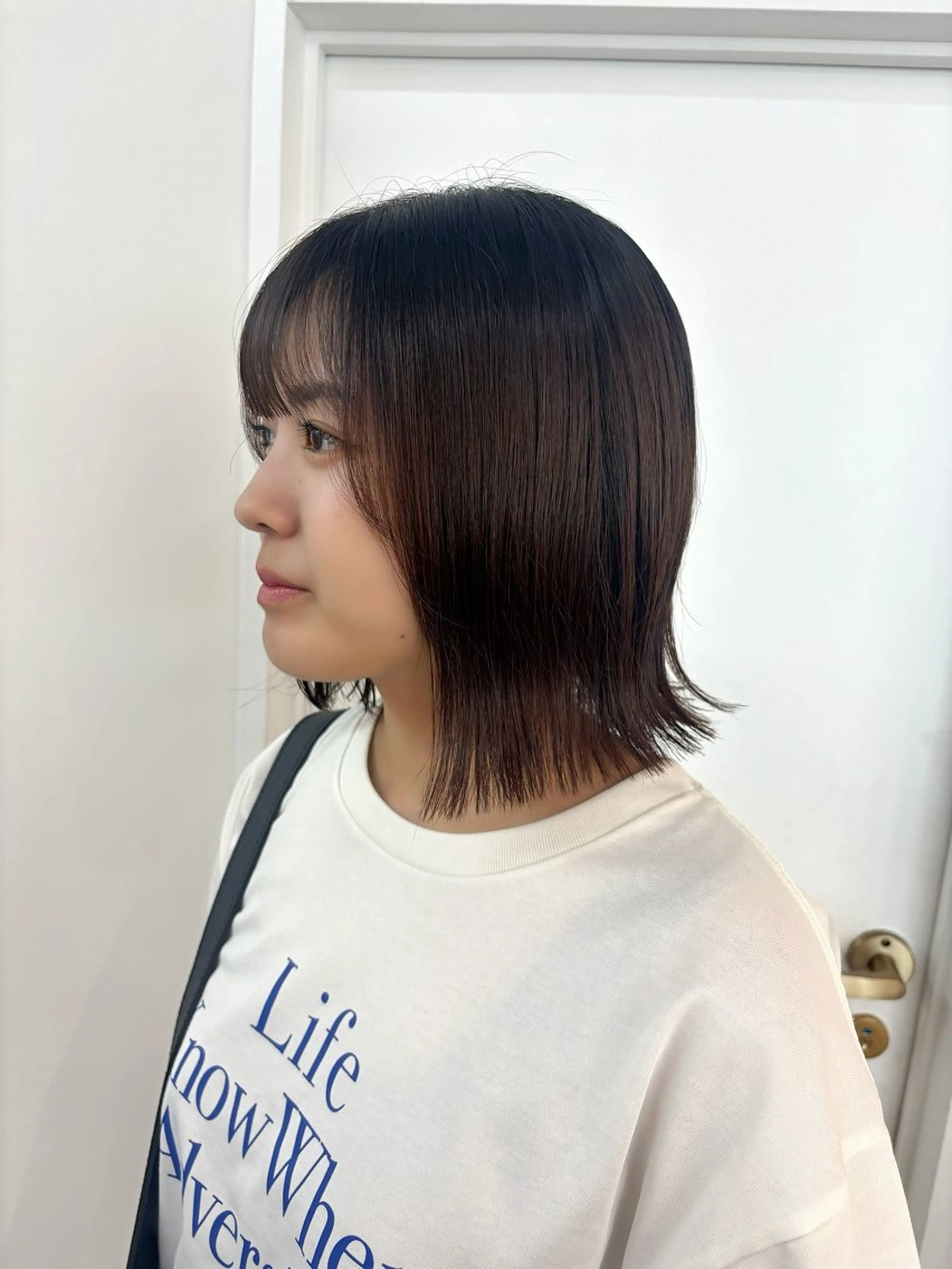 ミディアム カット 🌻【暖色カラー】 kanon🐣のヘアスタイル