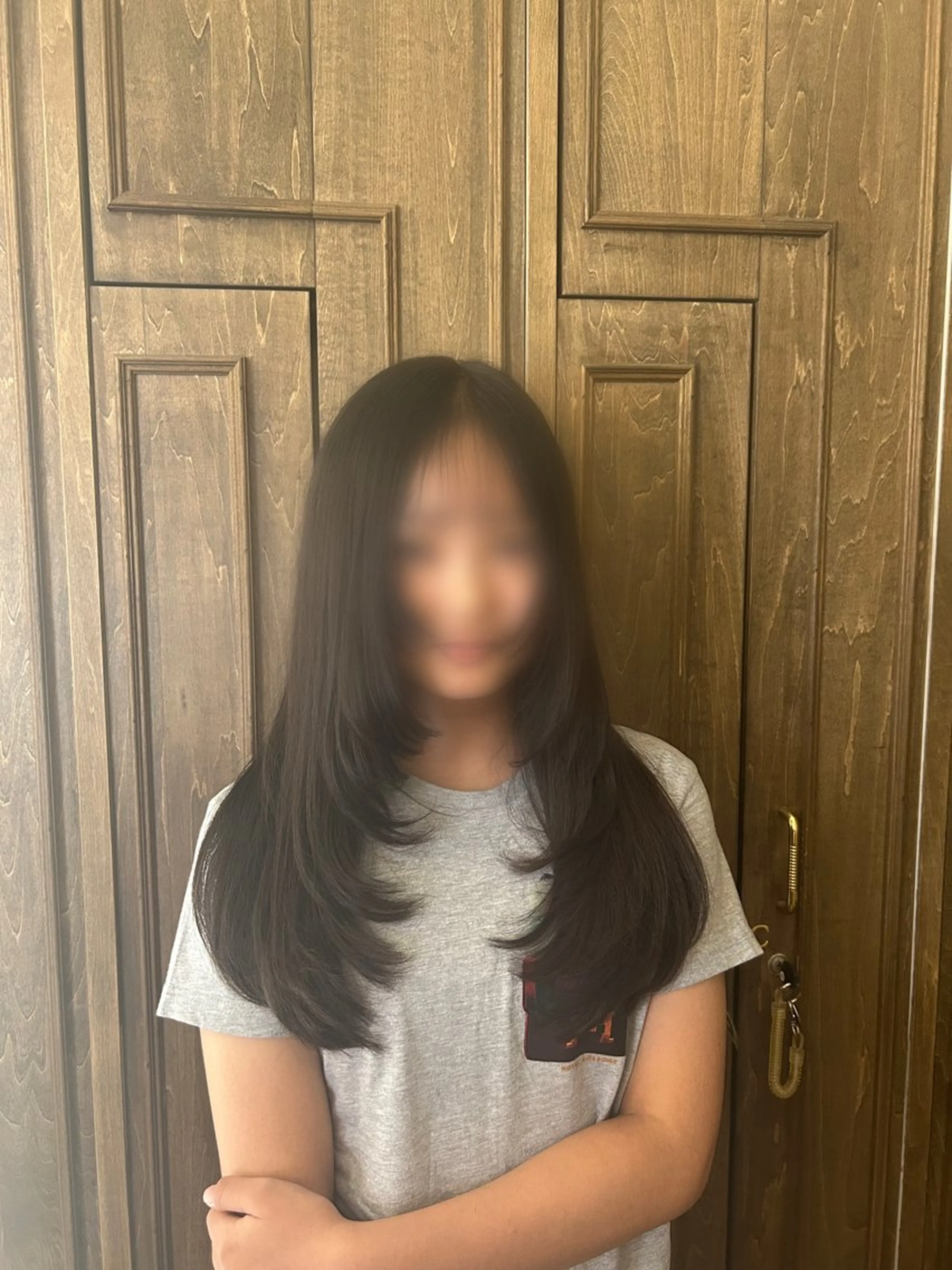 ロング カラー レイヤーカット カット ヘアカラー 𝙨𝙤𝙧𝙖☁️ jrスタイリスト🎀のヘアスタイル