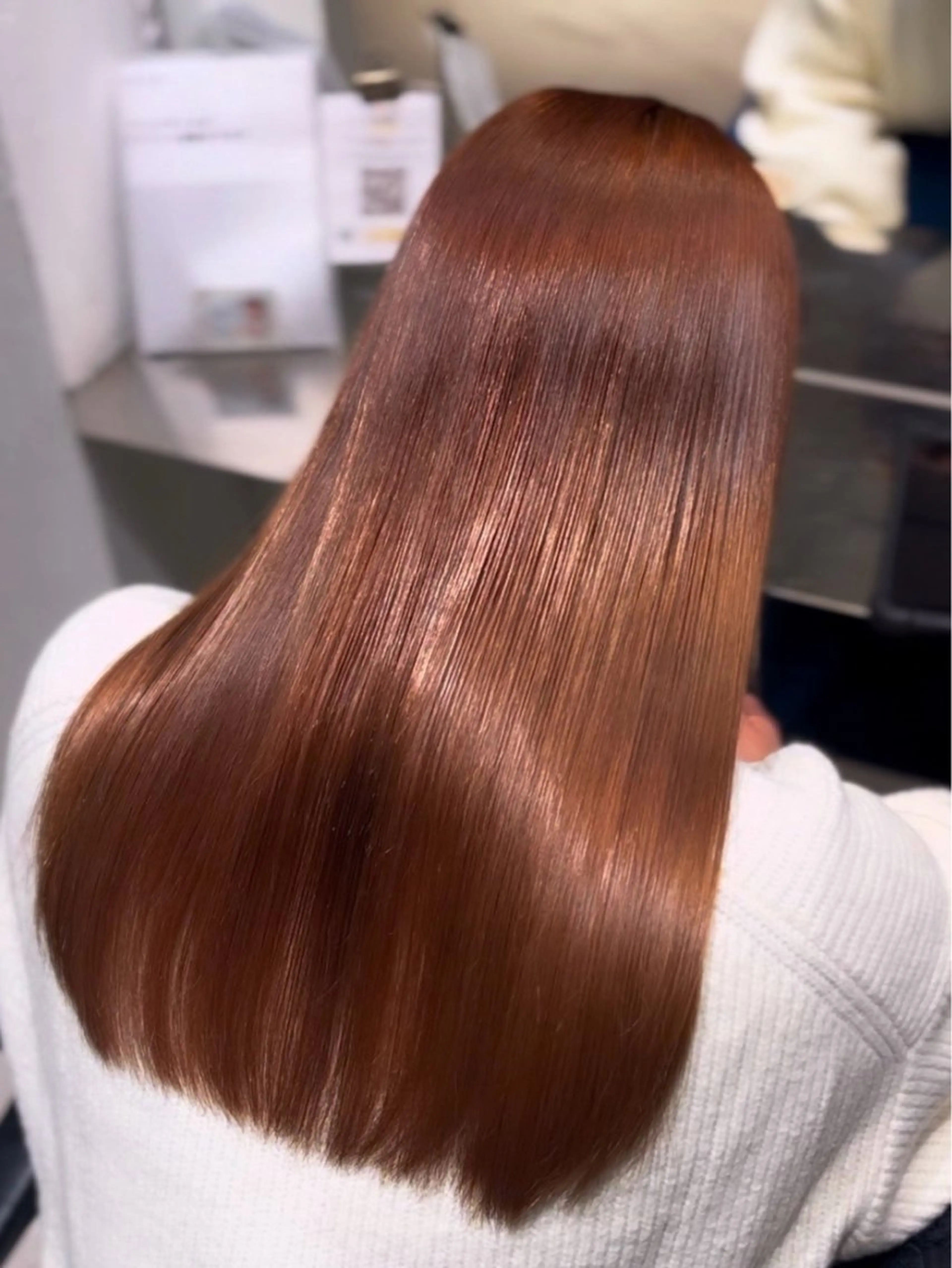 ロング 縮毛矯正 トリートメント ゆあ♡ 髪質改善×美髪矯正のヘアスタイル