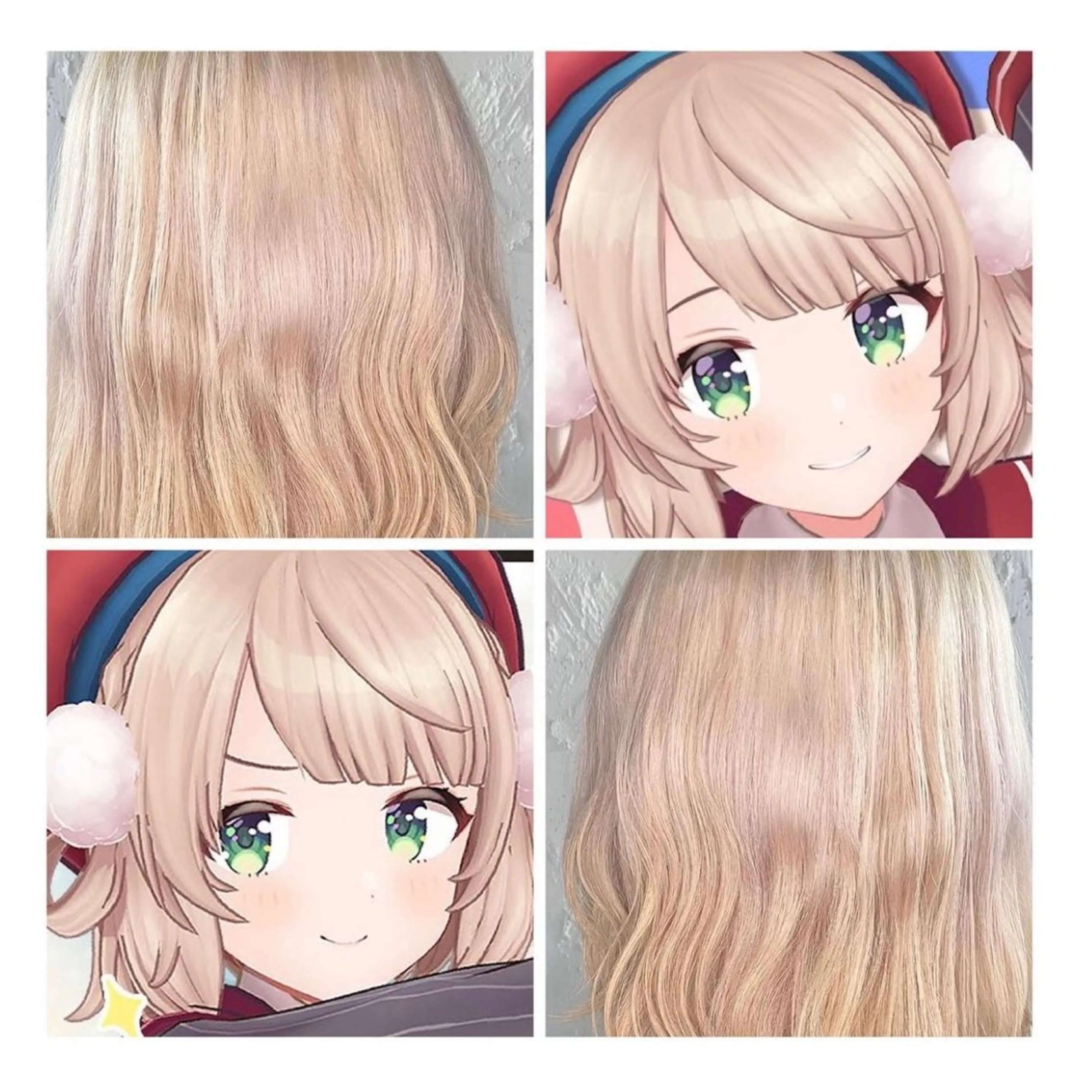 ミディアム カラー ブリーチ ブロンド ホワイトブロンド ヘアカラー GARU-ガル-所属・TSUNO🦖 派手髪/オタク美容師のヘアスタイル