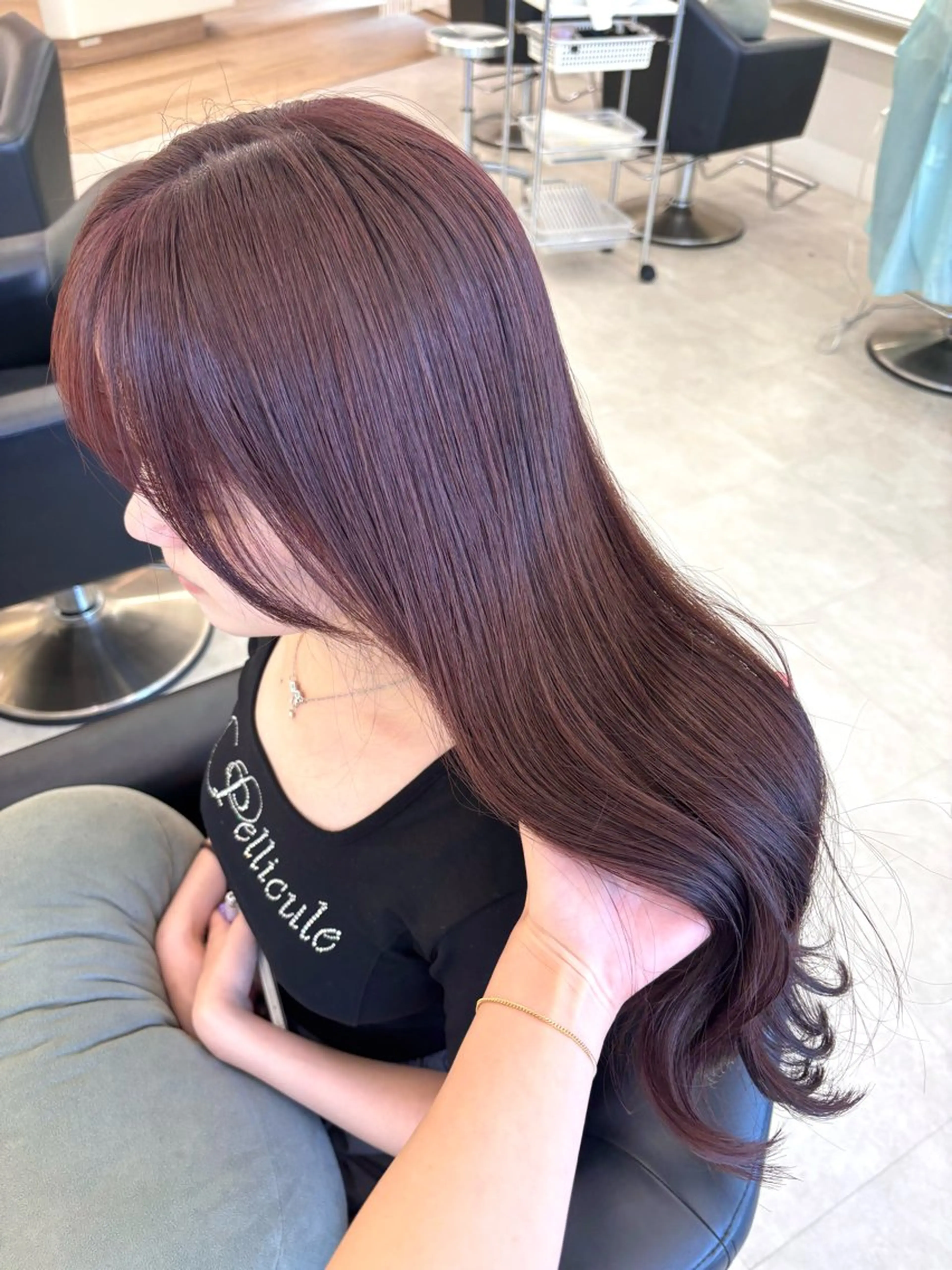 ロング カラー ヘアカラー ParveMix‎‎ ‎🤍加藤理沙のヘアスタイル