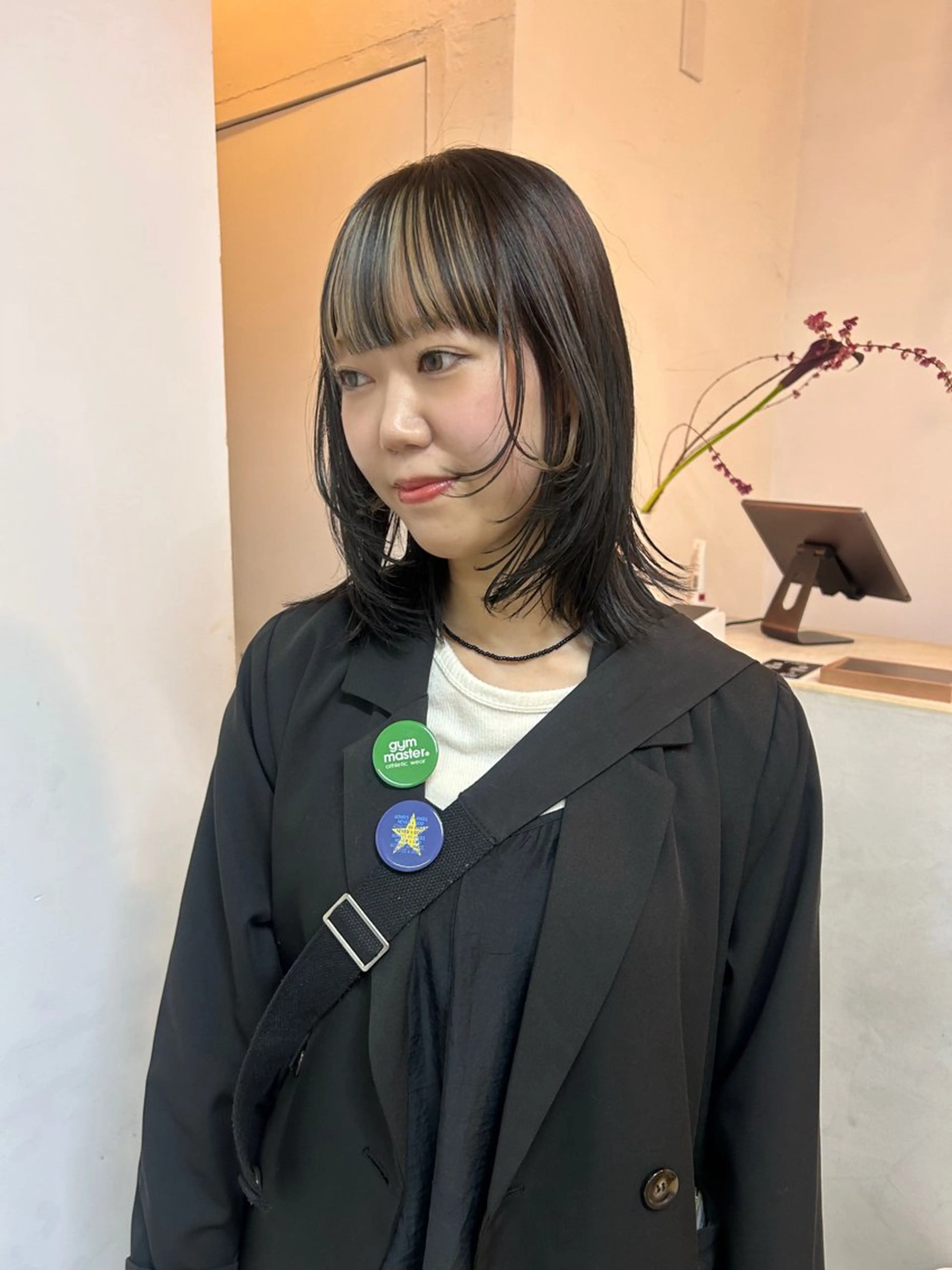 ミディアム モデル募集中🥚福岡 kii anju🐄のヘアスタイル