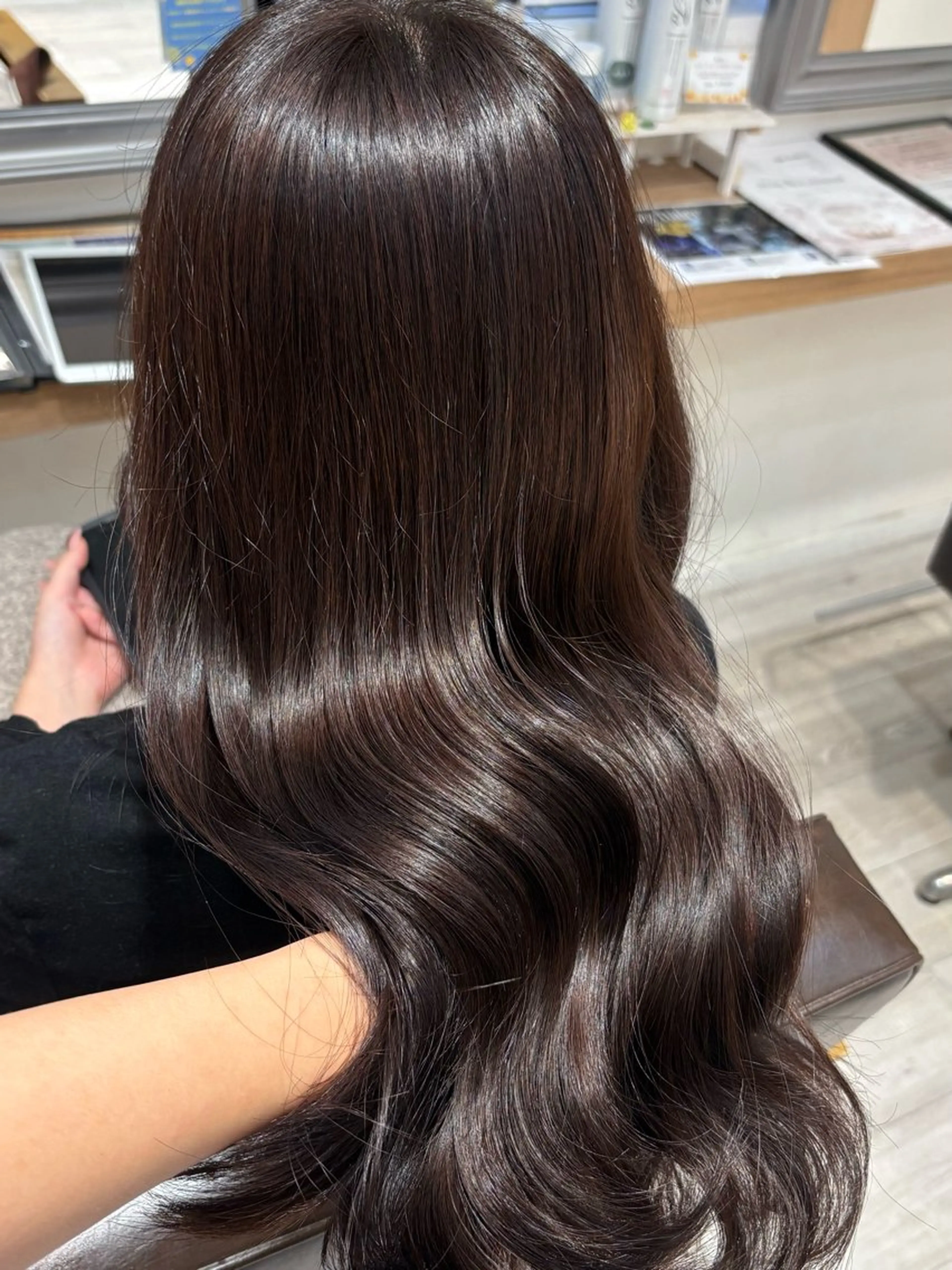 ロング カラー 髪質改善/艶カラー❄ 𝐲𝐮𝐮.のヘアスタイル