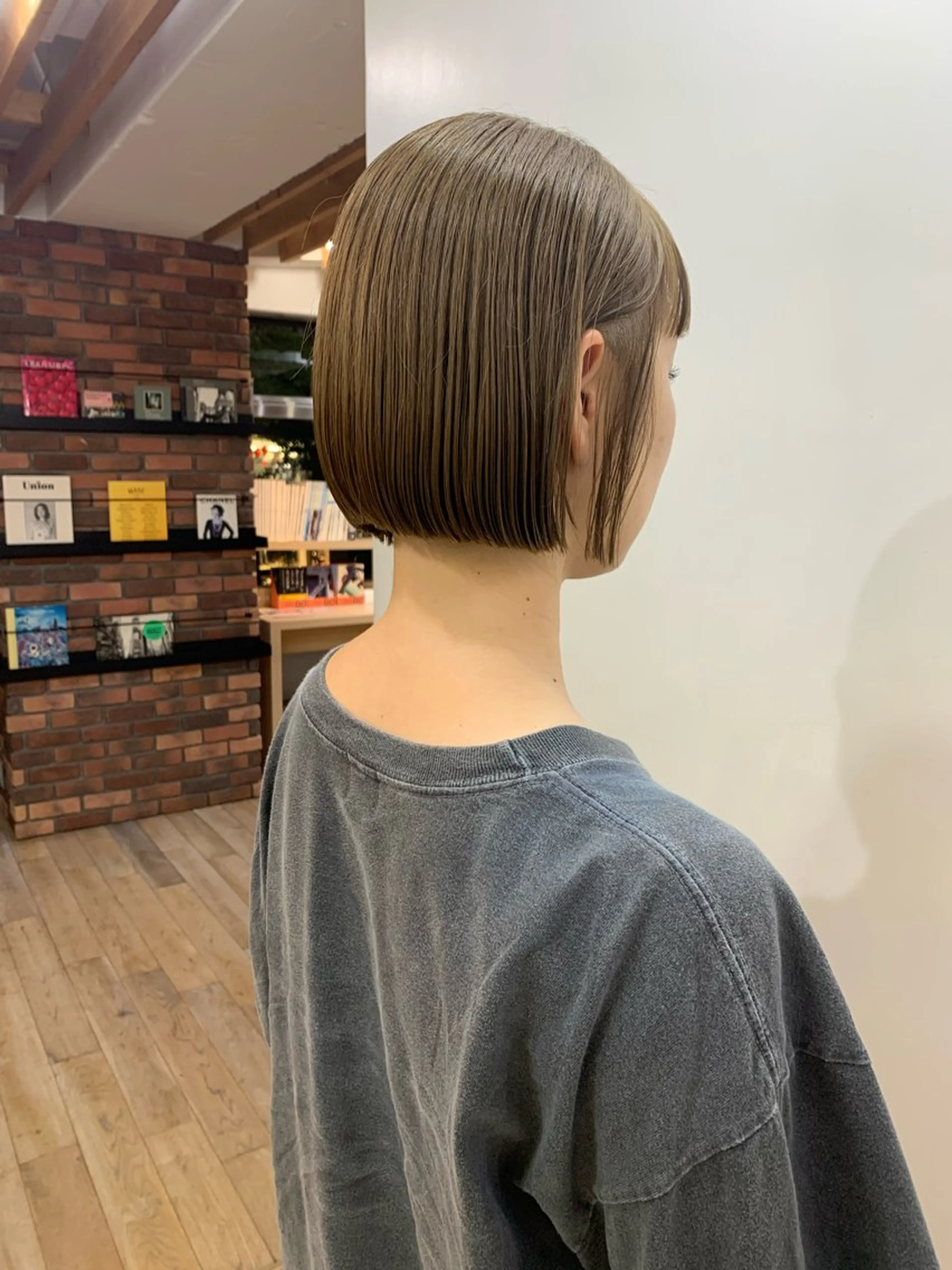 ショート ボブ カット k-two谷町所属・濱田 大輔のヘアスタイル
