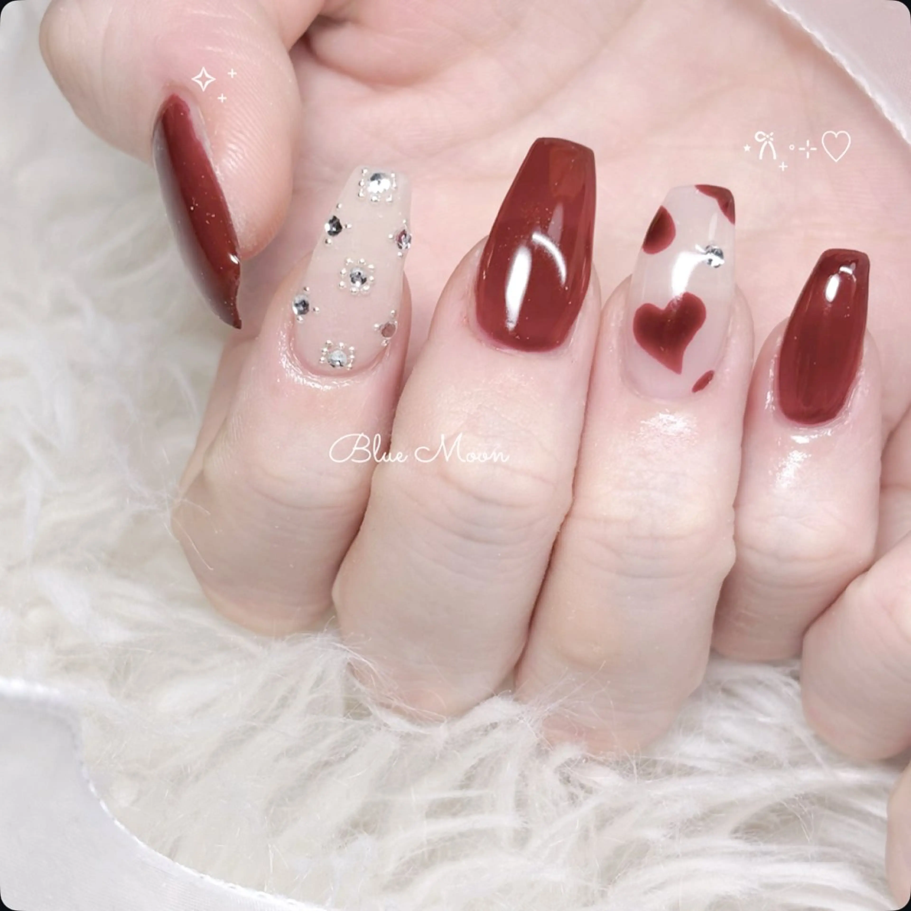 ネイル ハンドネイル フットネイル ハンドケア nail salon Blue Moonのネイルデザイン