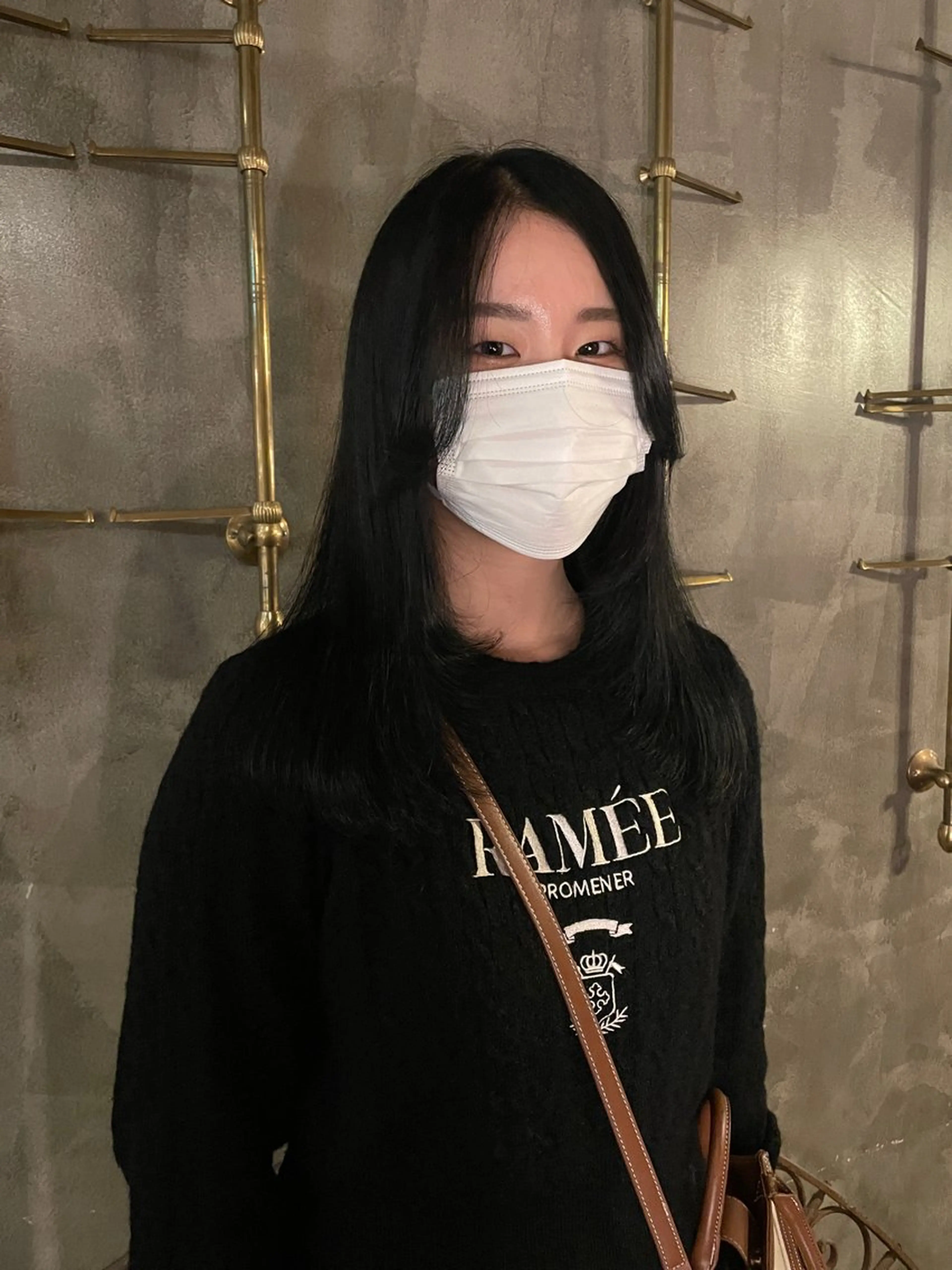セミロング カラー パーマ ヘアアレンジ カット ヘアカラー トリートメント レイヤー/ 透明感カラー/マドカのヘアスタイル