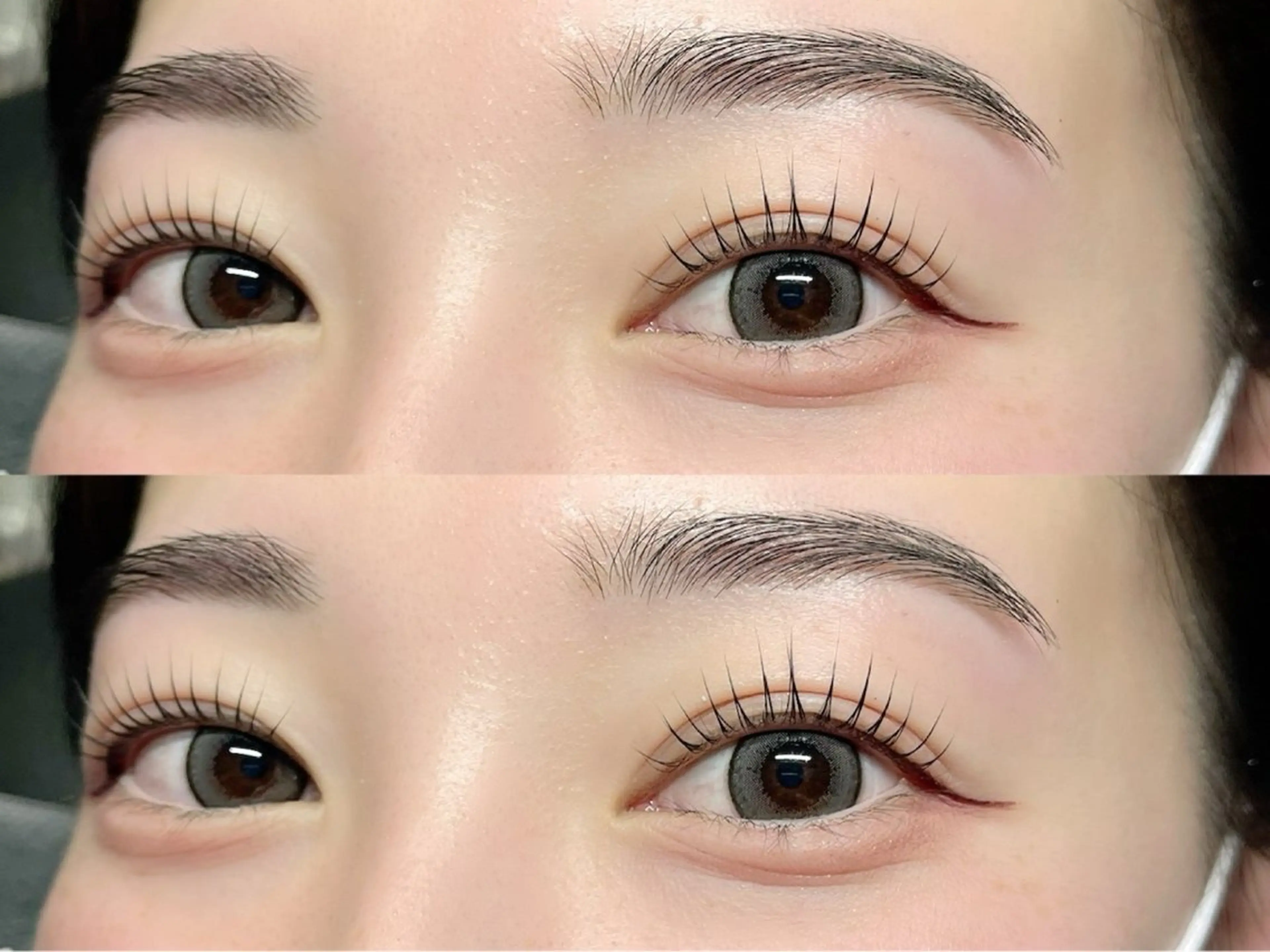 【当店人気No.1set✨】パリジェンヌラッシュリフト➕眉毛WAXスタイリングの写真