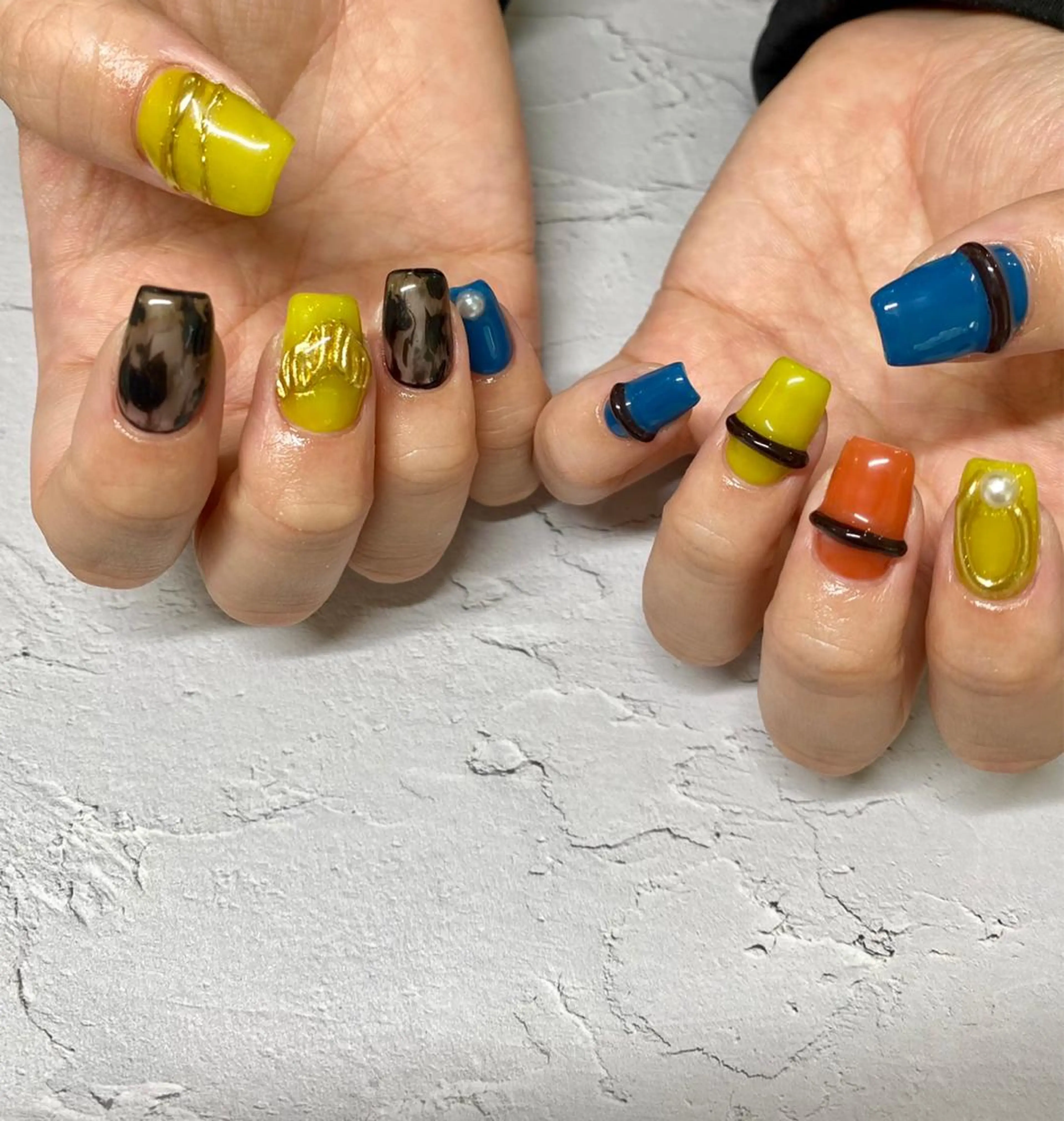 ネイル PEEKABOO京橋 EYE&NAILのネイルデザイン
