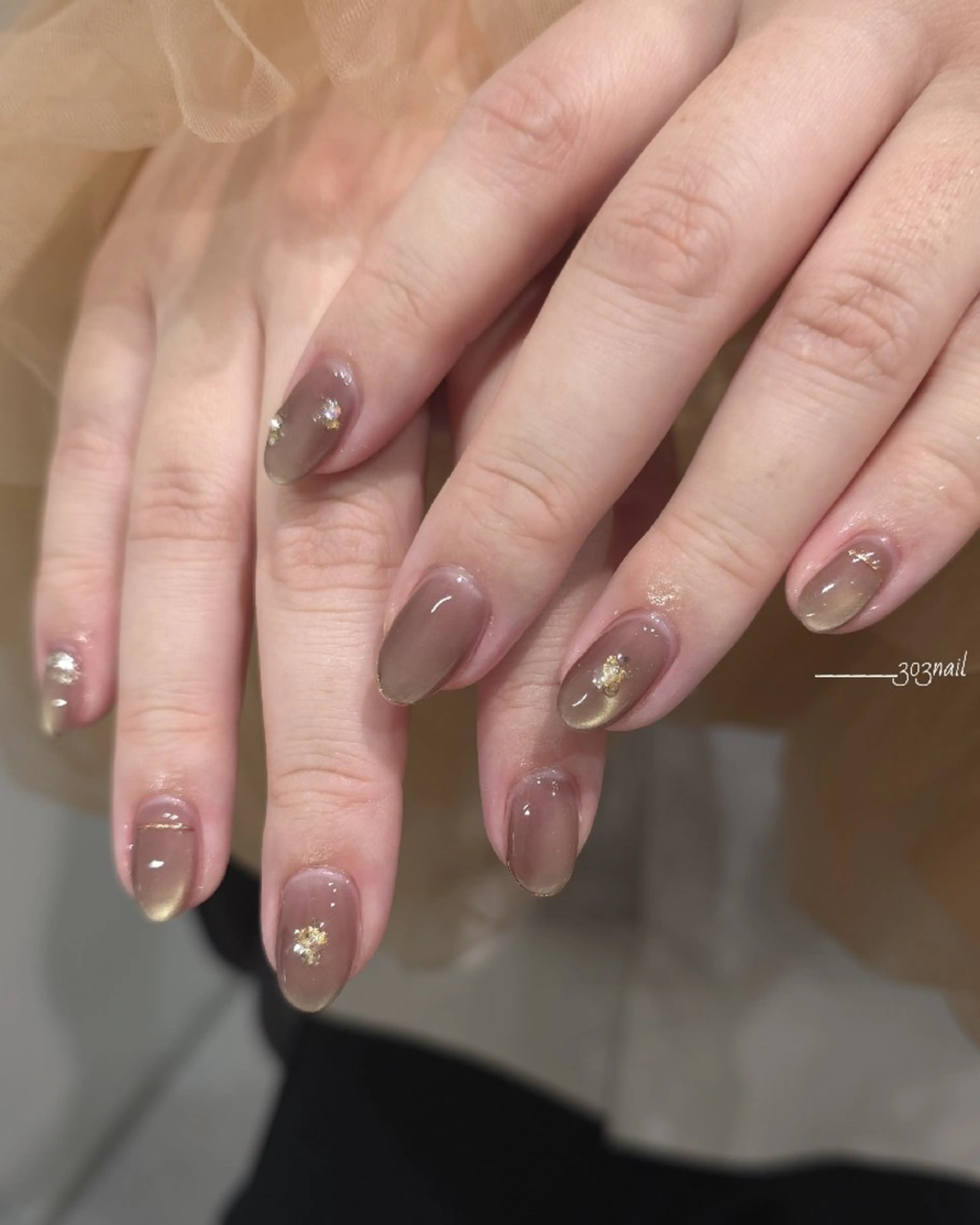 ネイル アートネイル ミラーネイル GO TODAY／_____303nail所属・303 nailのネイルデザイン