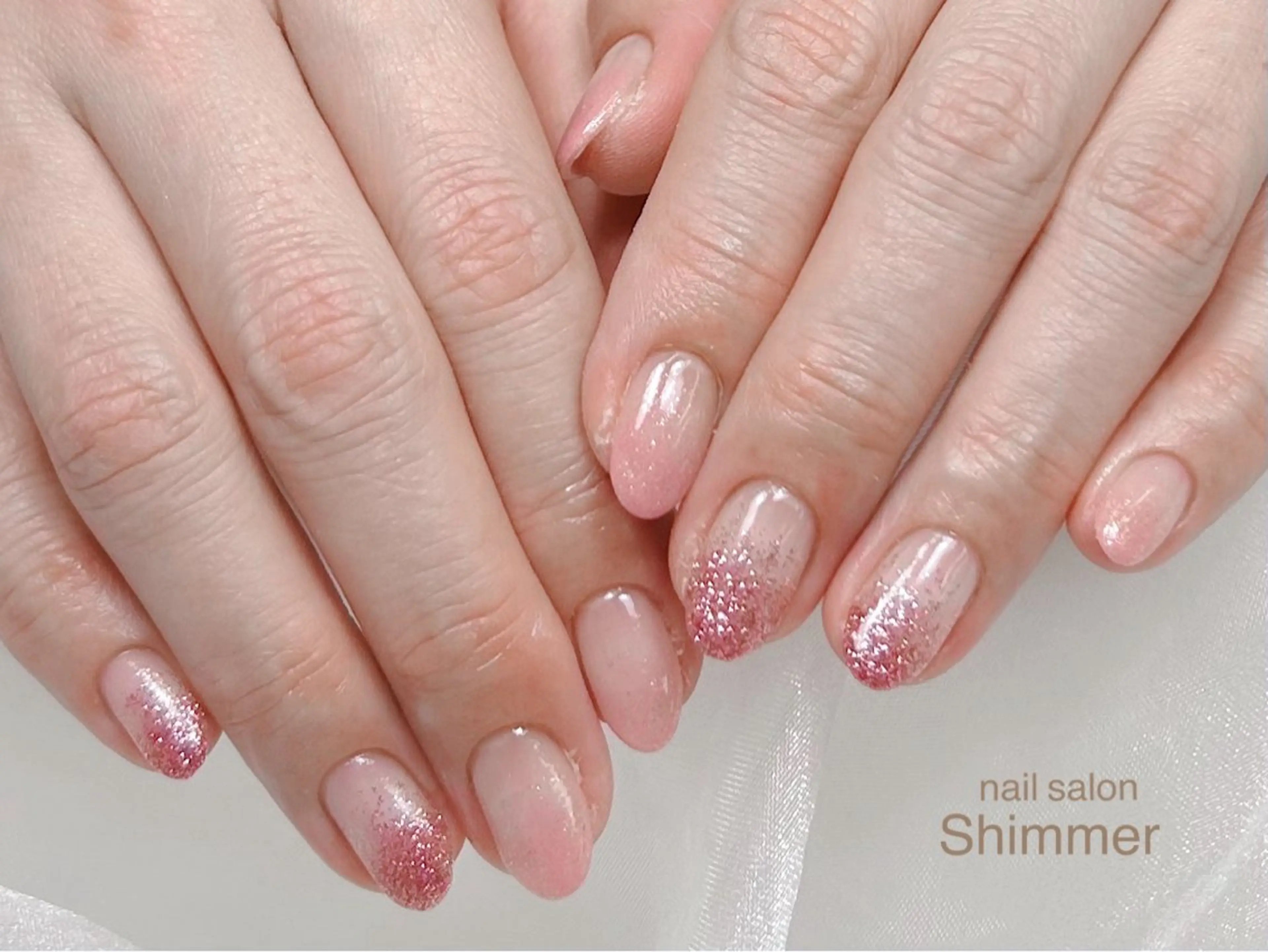 ネイル ハンドネイル Shimmer Risaのネイルデザイン