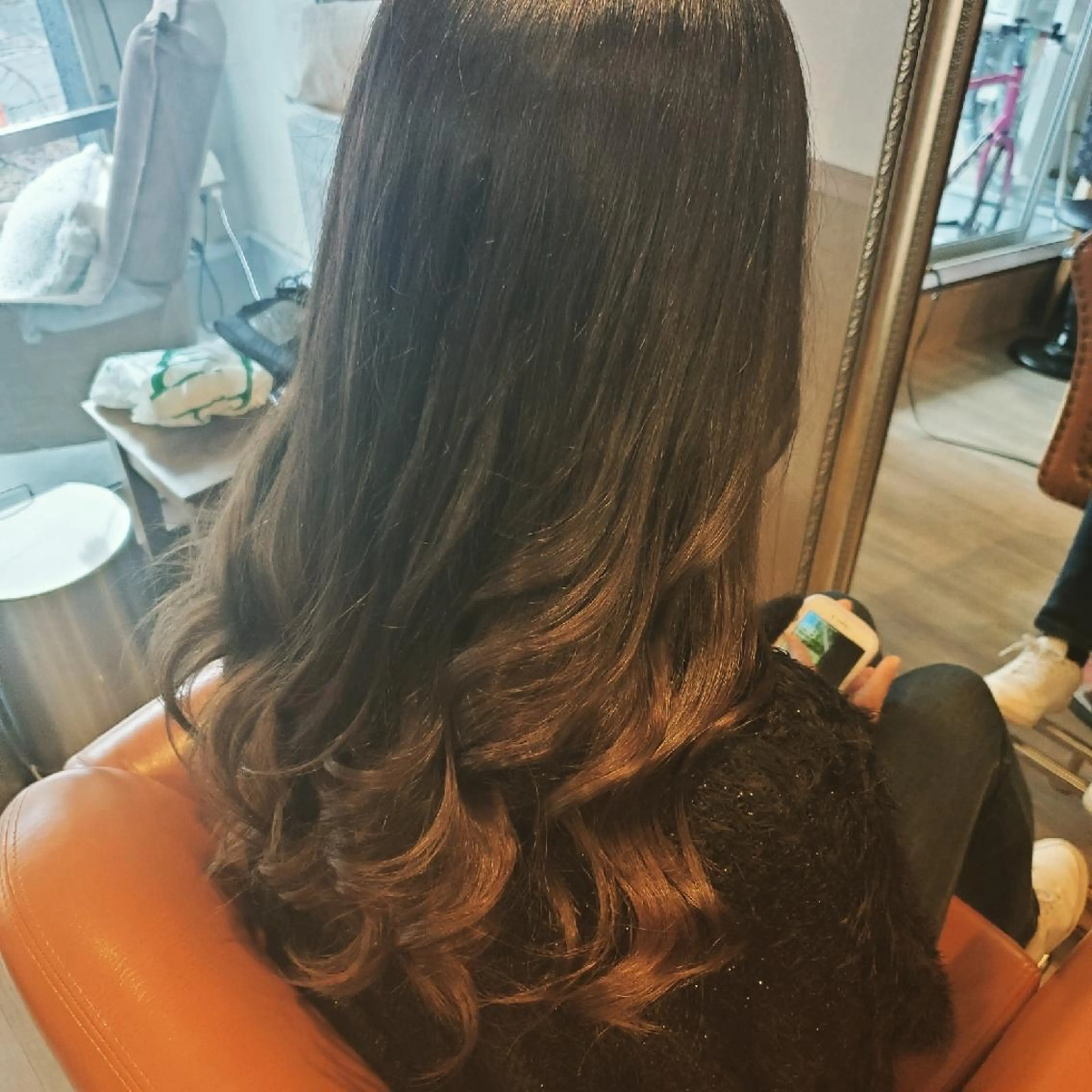 ロング カラー アディクシーカラー 外国人風カラー ロング トリートメント 酸熱トリートメント ヘアカラー トリートメント spa hair ark 富井直美のヘアスタイル