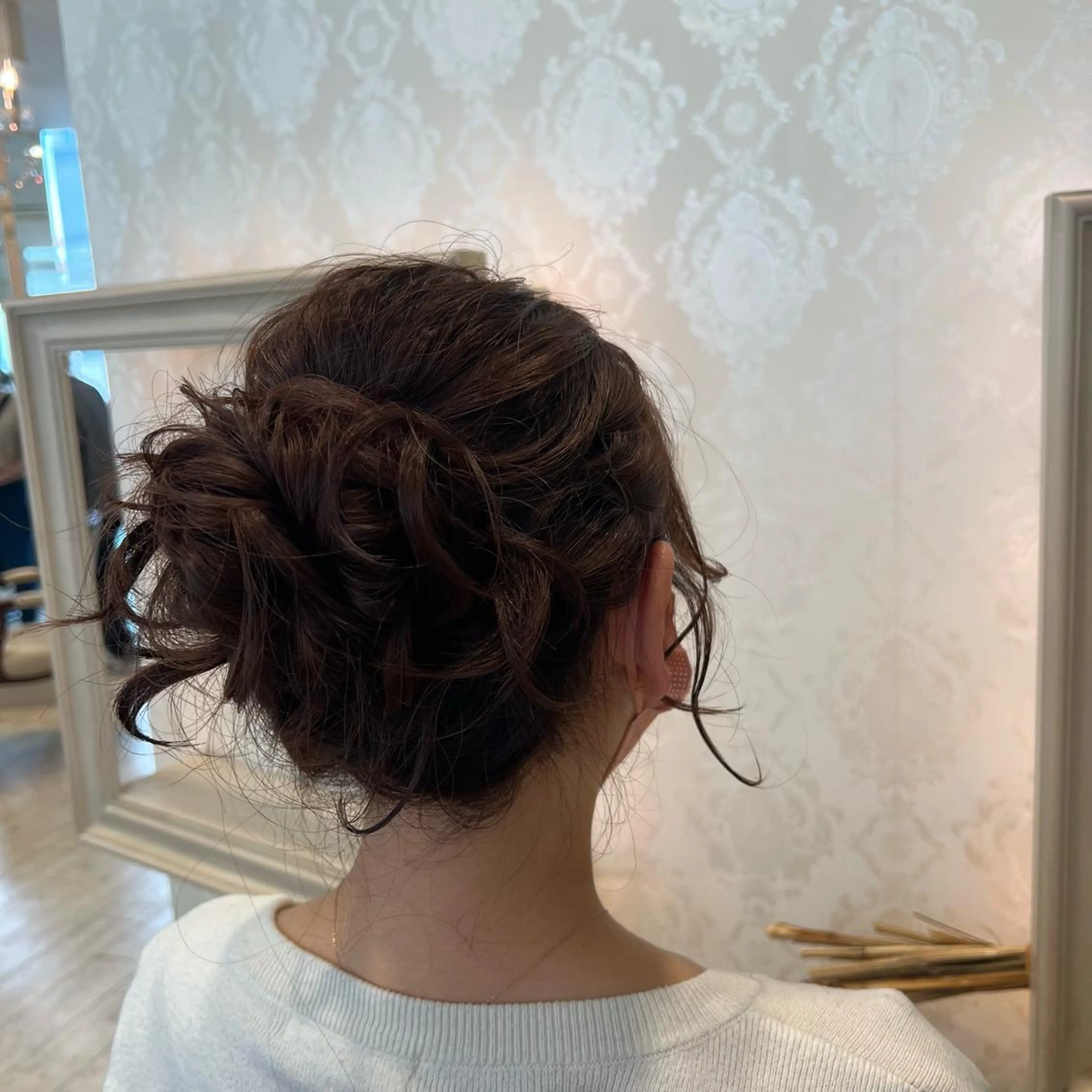 ヘアアレンジ デート SALOWIN川崎WEST店所属・🌷川崎/アレンジ/ 暖色ボブ/コトネ🌷のヘアスタイル
