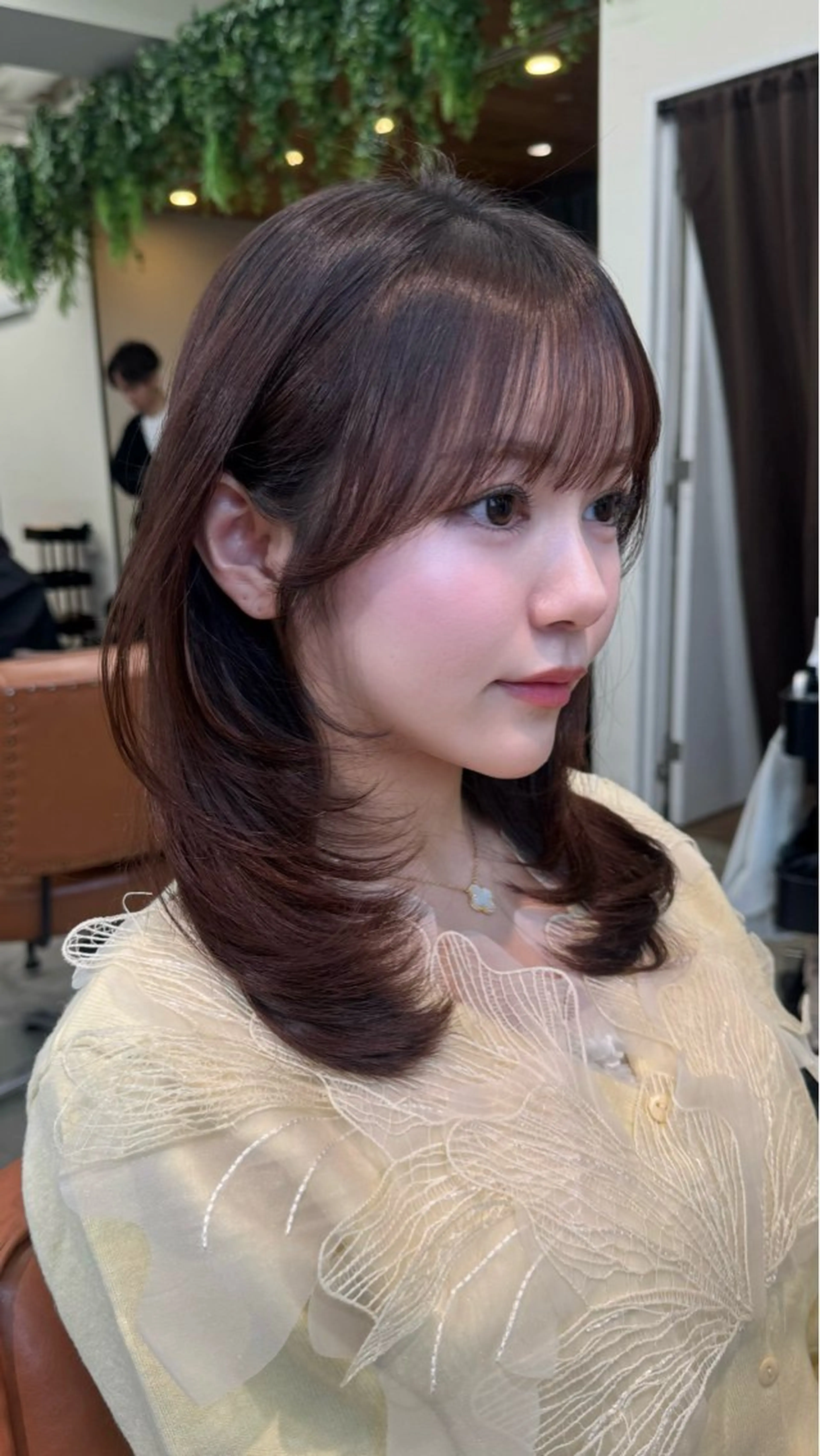 《お悩み解決メニュー👀》前髪カット+スタイリングの写真