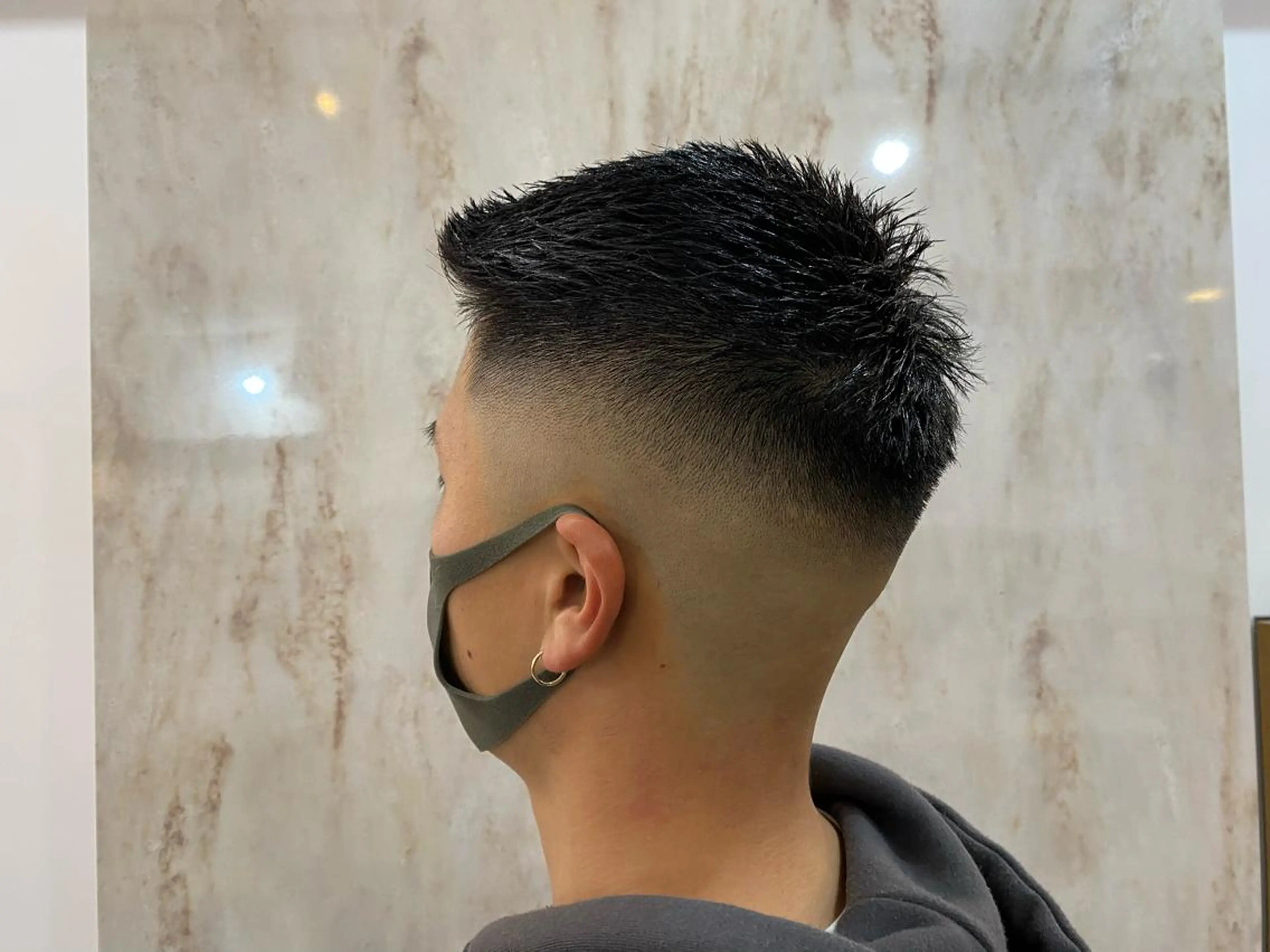 ショート カラー パーマ メンズ キッズ 泰成/メンズ特化/ フェード/ツイスパのヘアスタイル