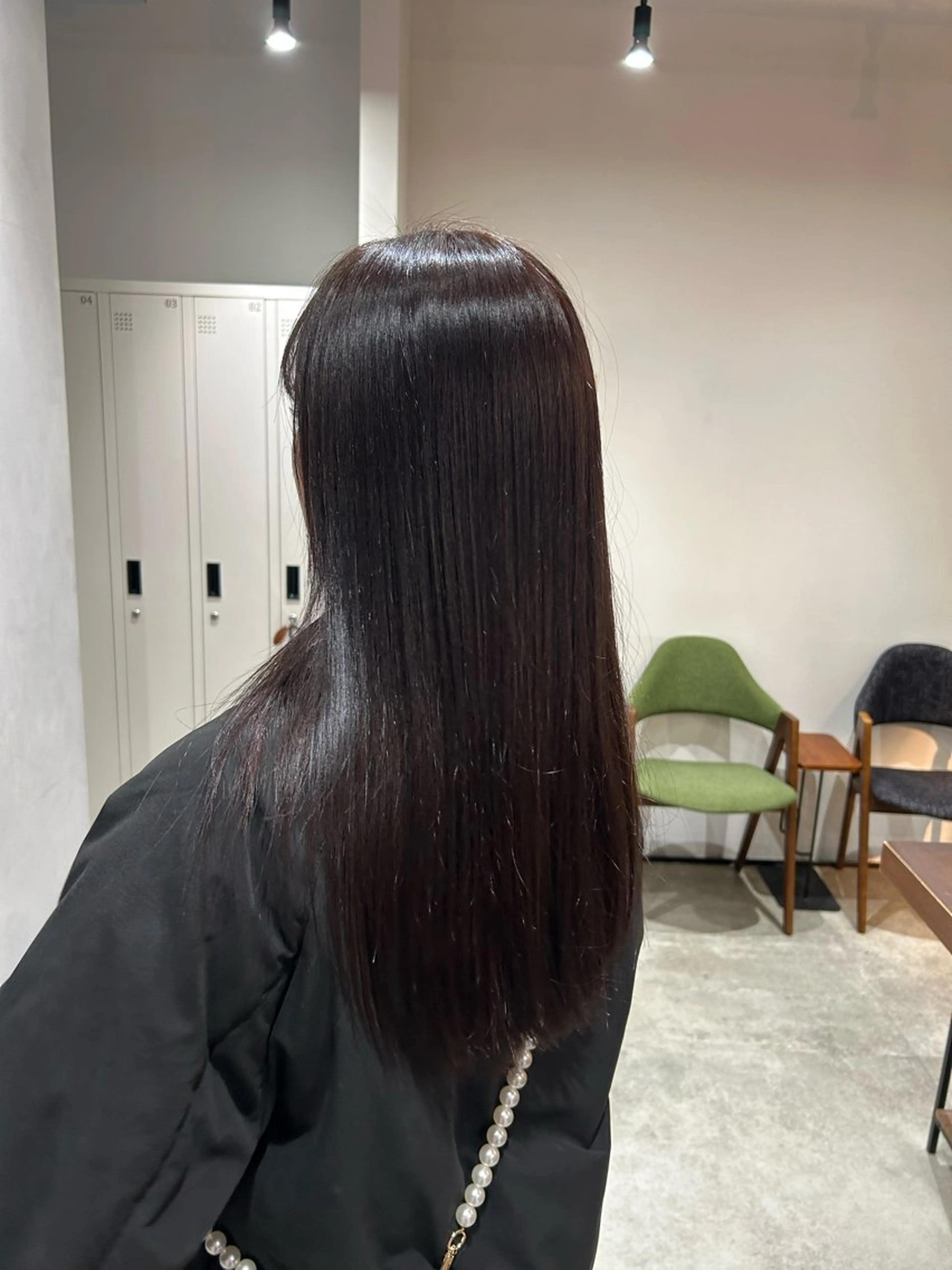 ロング ヘアカラー トリートメント 暖色🧶／ヒロサワ イロハ🤍のヘアスタイル