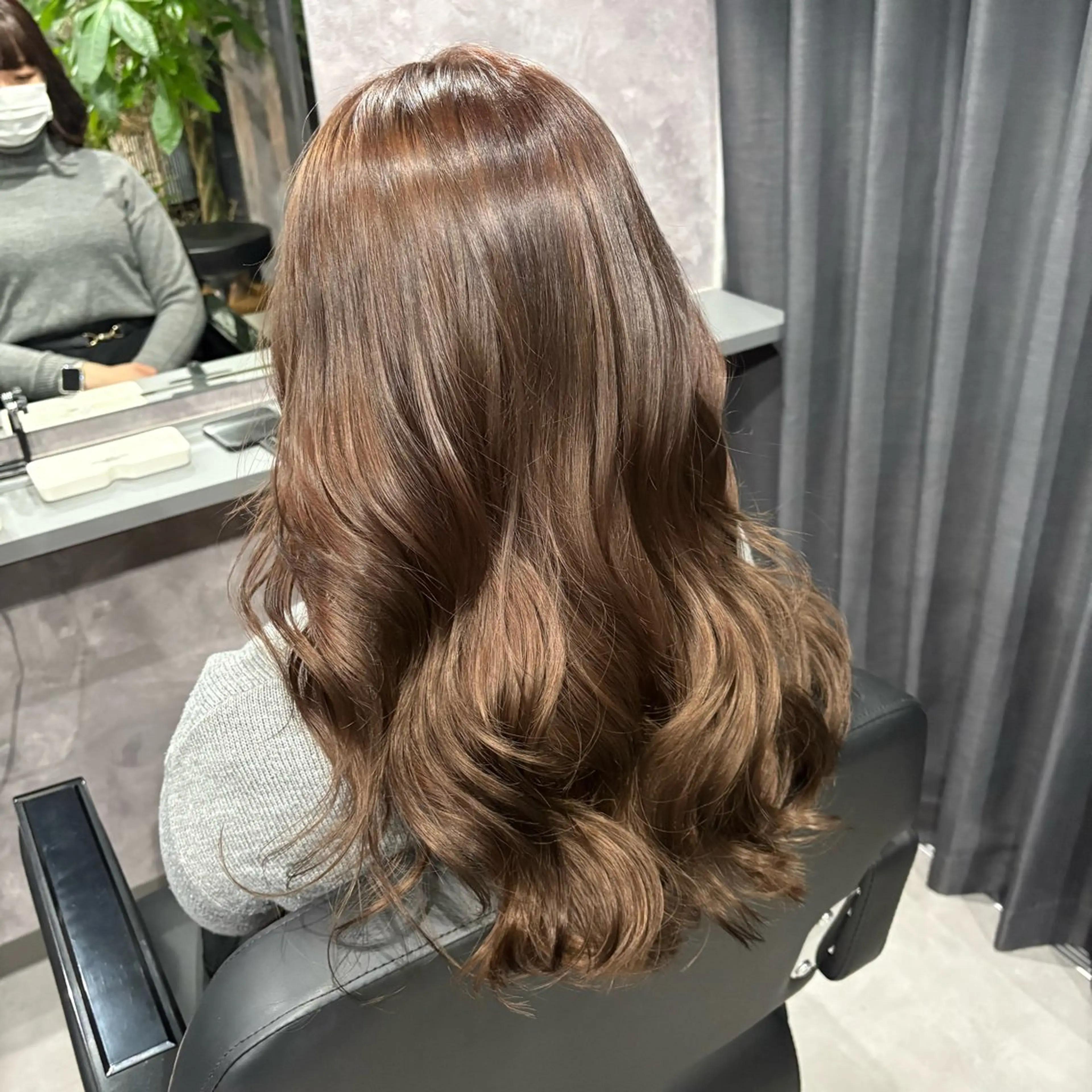 ロング カラー ブラウンカラー ヘアカラー nameless miichiのヘアスタイル