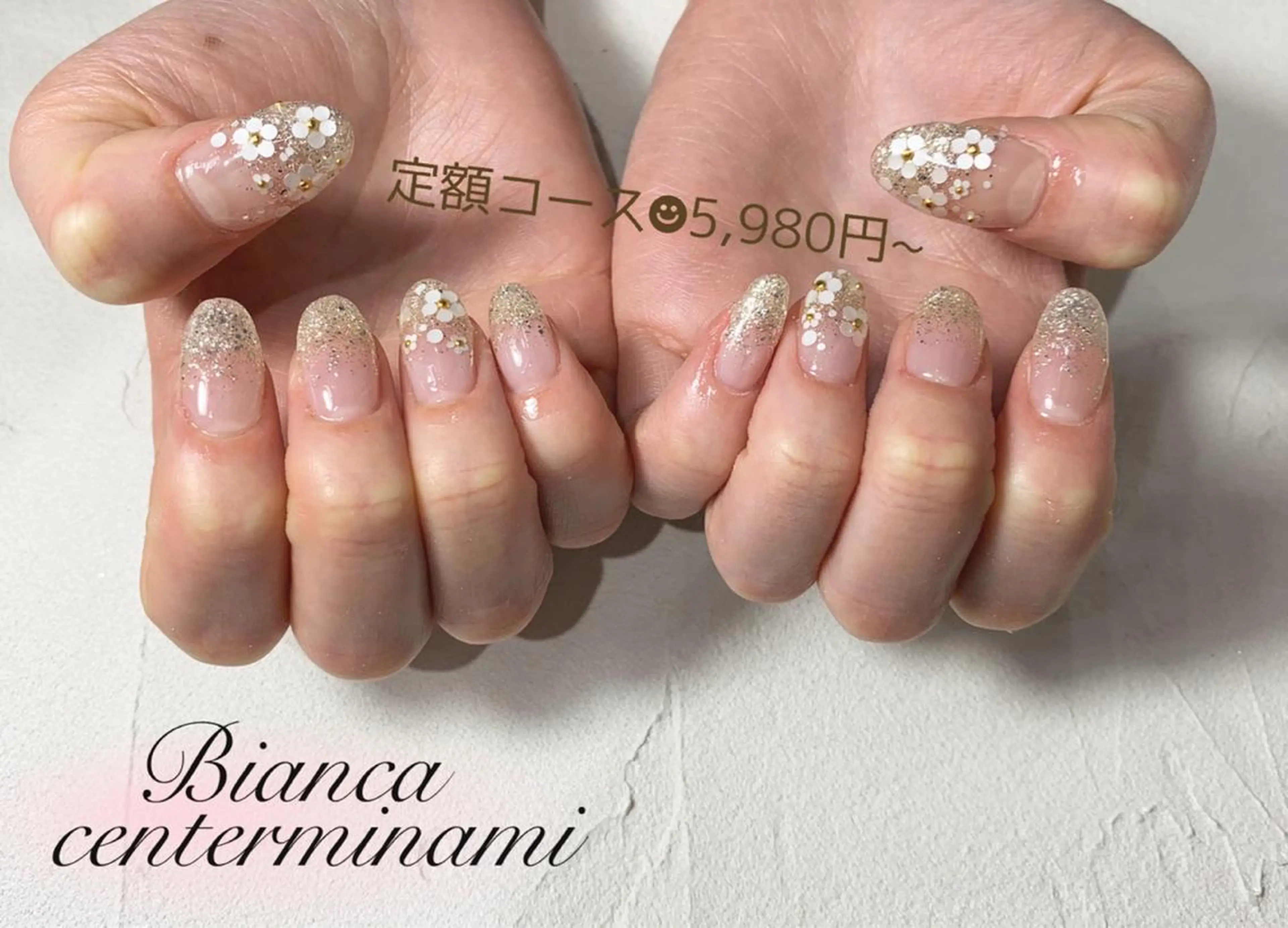 ネイル ブライダルネイル ハンドネイル Bianca KIKUTIHARAのネイルデザイン