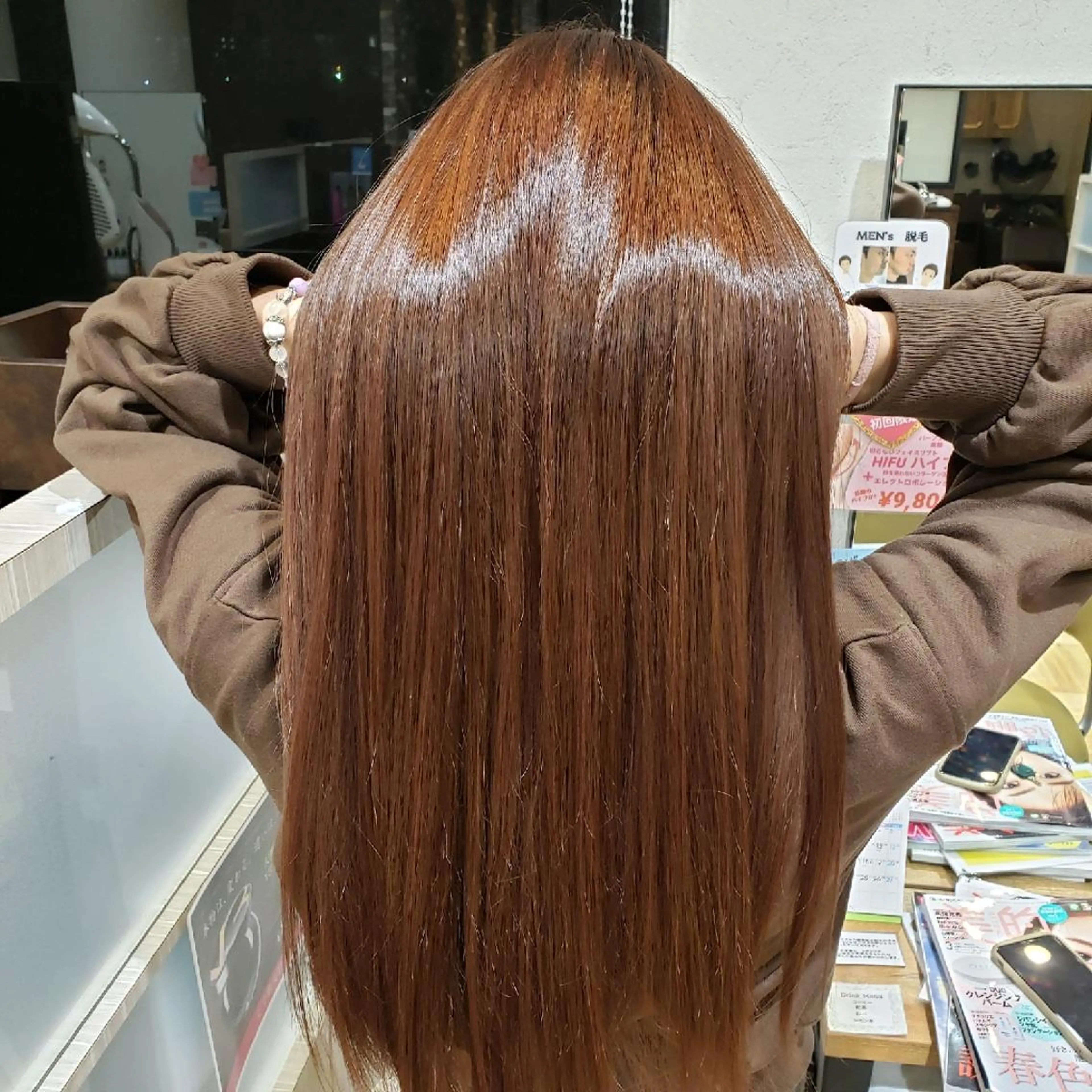 カラー ma cherie 三浦直美のヘアスタイル