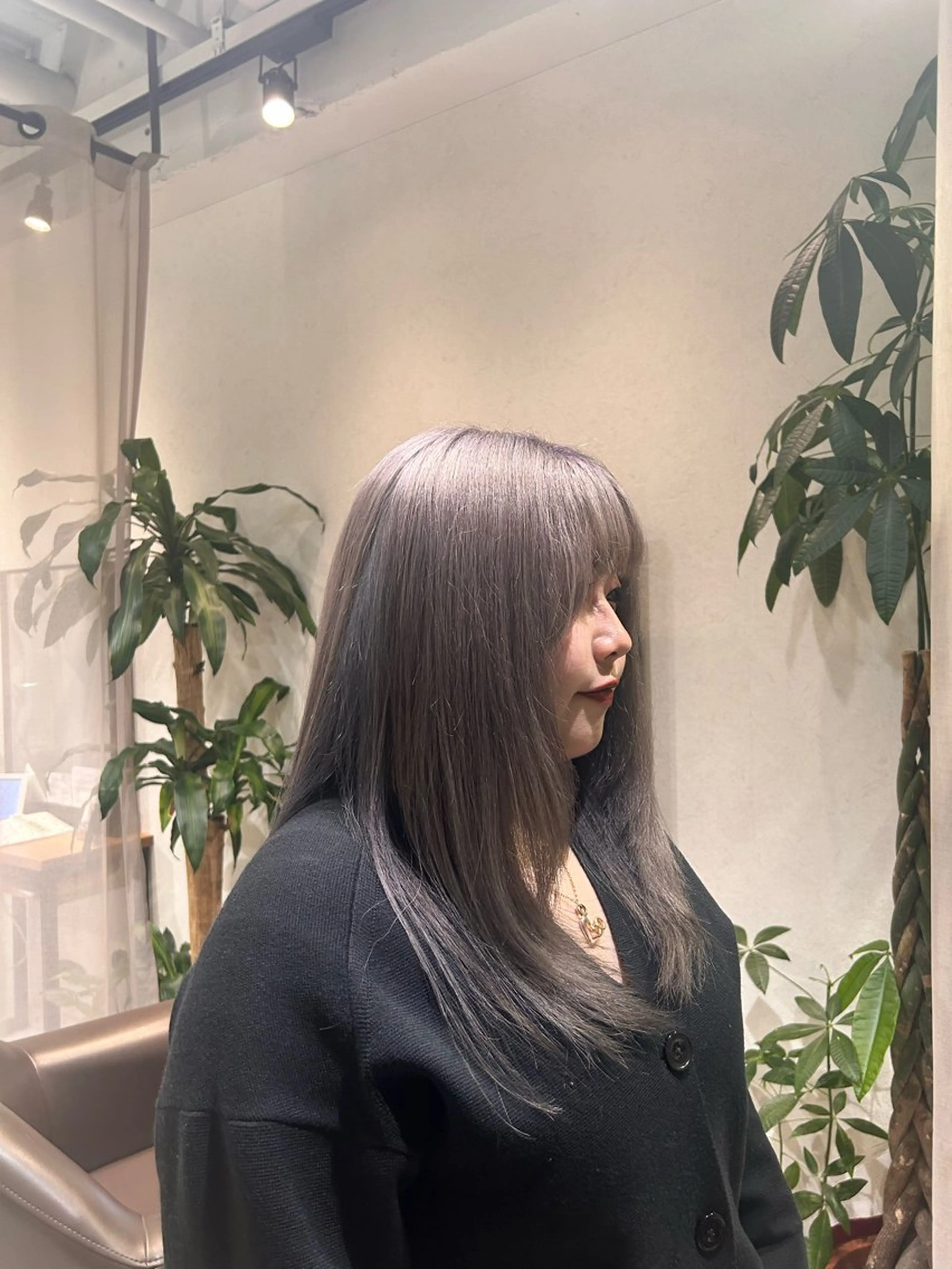 セミロング 顔周りカット ハイレイヤー レイヤーカット カット 保坂 駿太郎/カットパーマのヘアスタイル