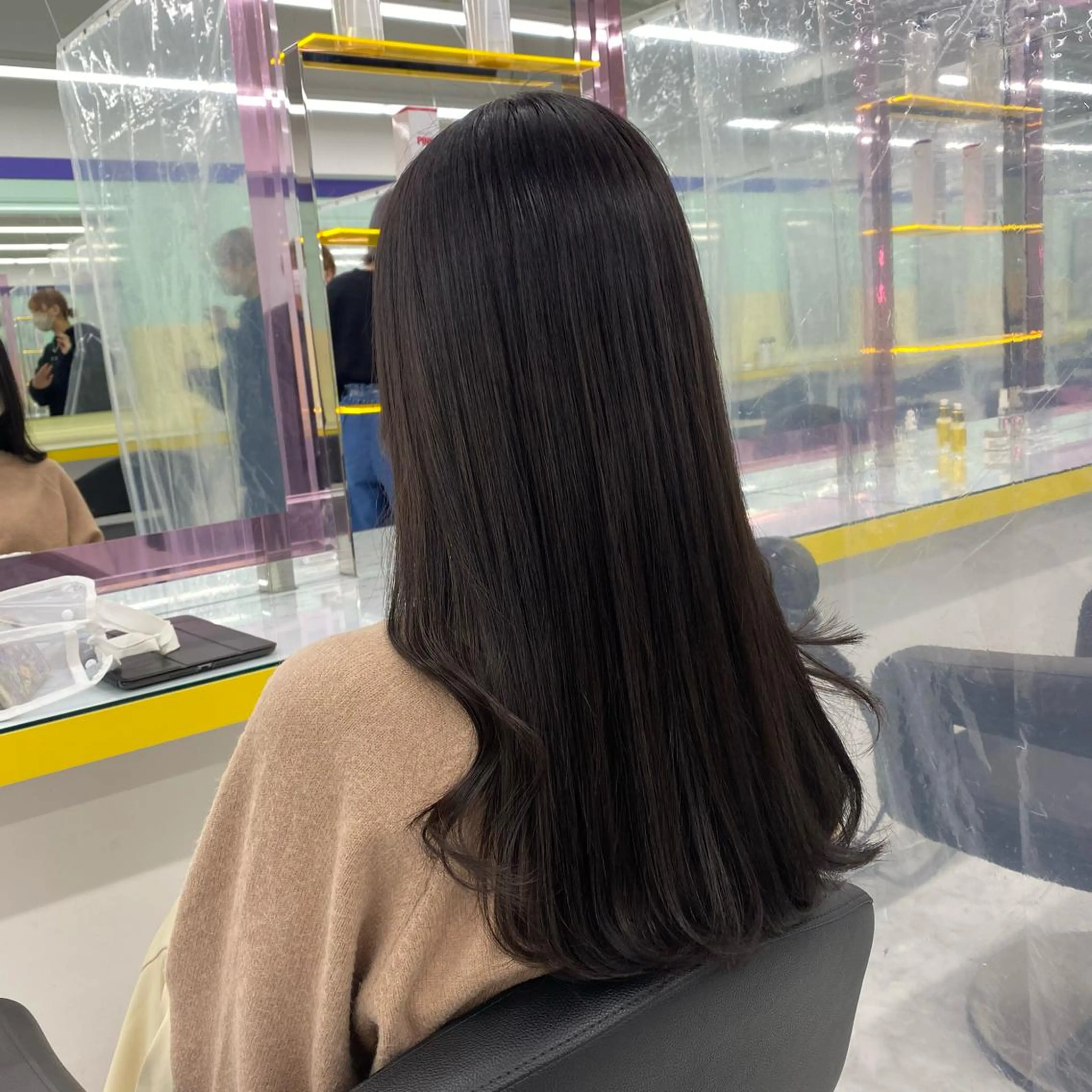 セミロング カラー ヘアアレンジ ヘアカラー トリートメント GOTODAY shair salon 横浜mare店所属・透明感抜群カラー mai🍑♡のヘアスタイル