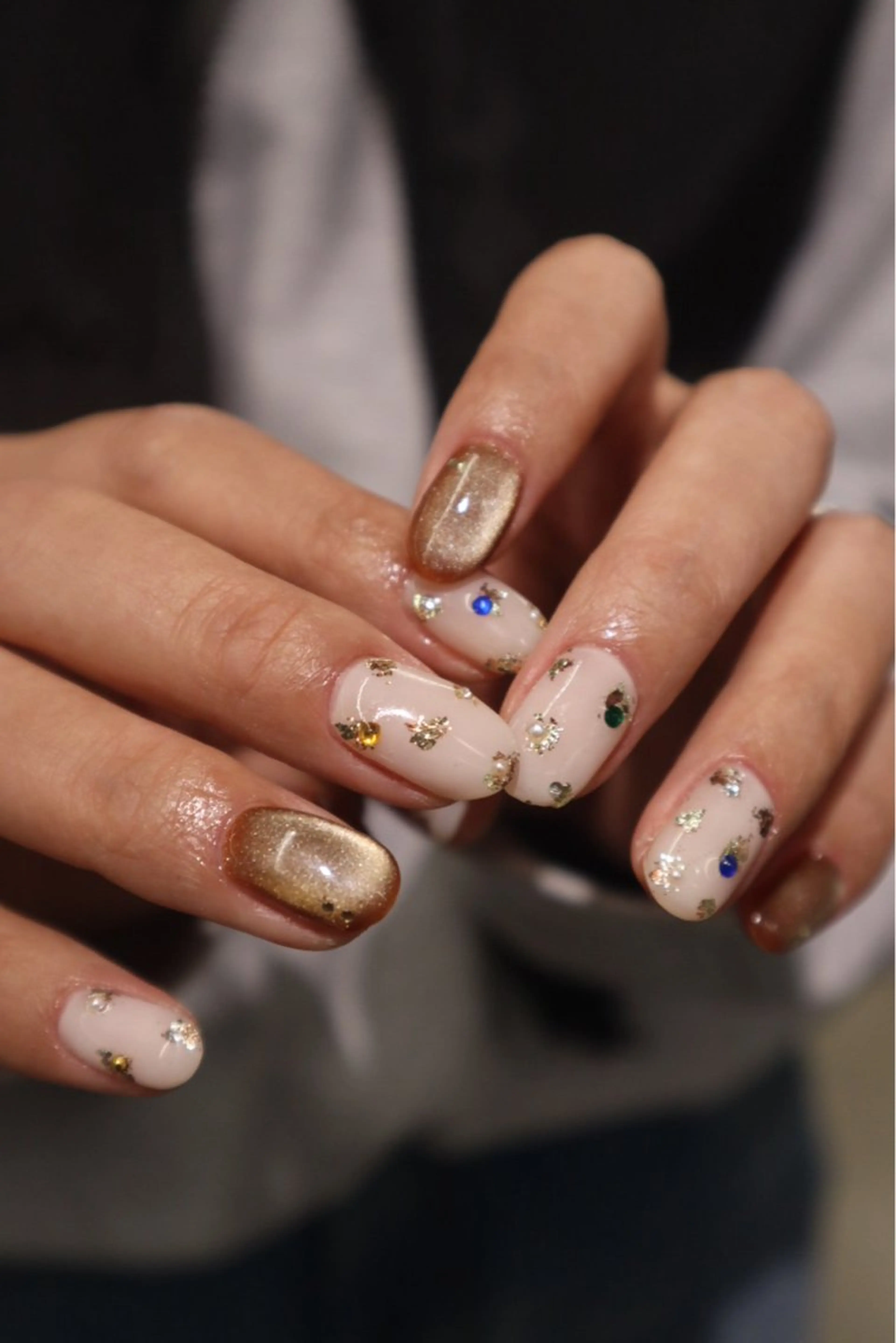 ネイル ストーンネイル ハンドネイル sister  mohawk所属・chika ／ nailのネイルデザイン