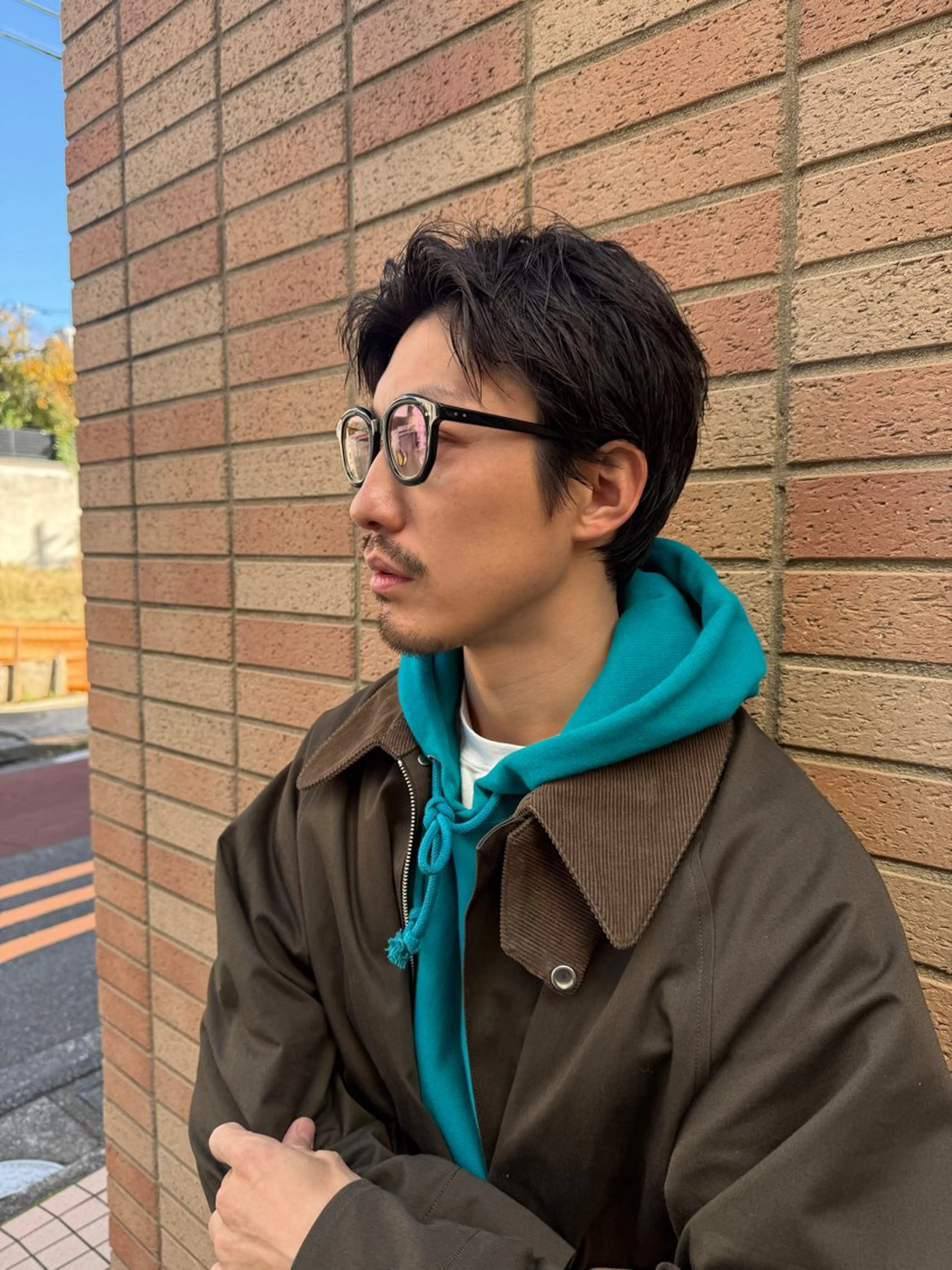 ショート メンズ 刈り上げ ショートヘア カット casi所属・メンズパーマ／ボブ 星本広海のヘアスタイル