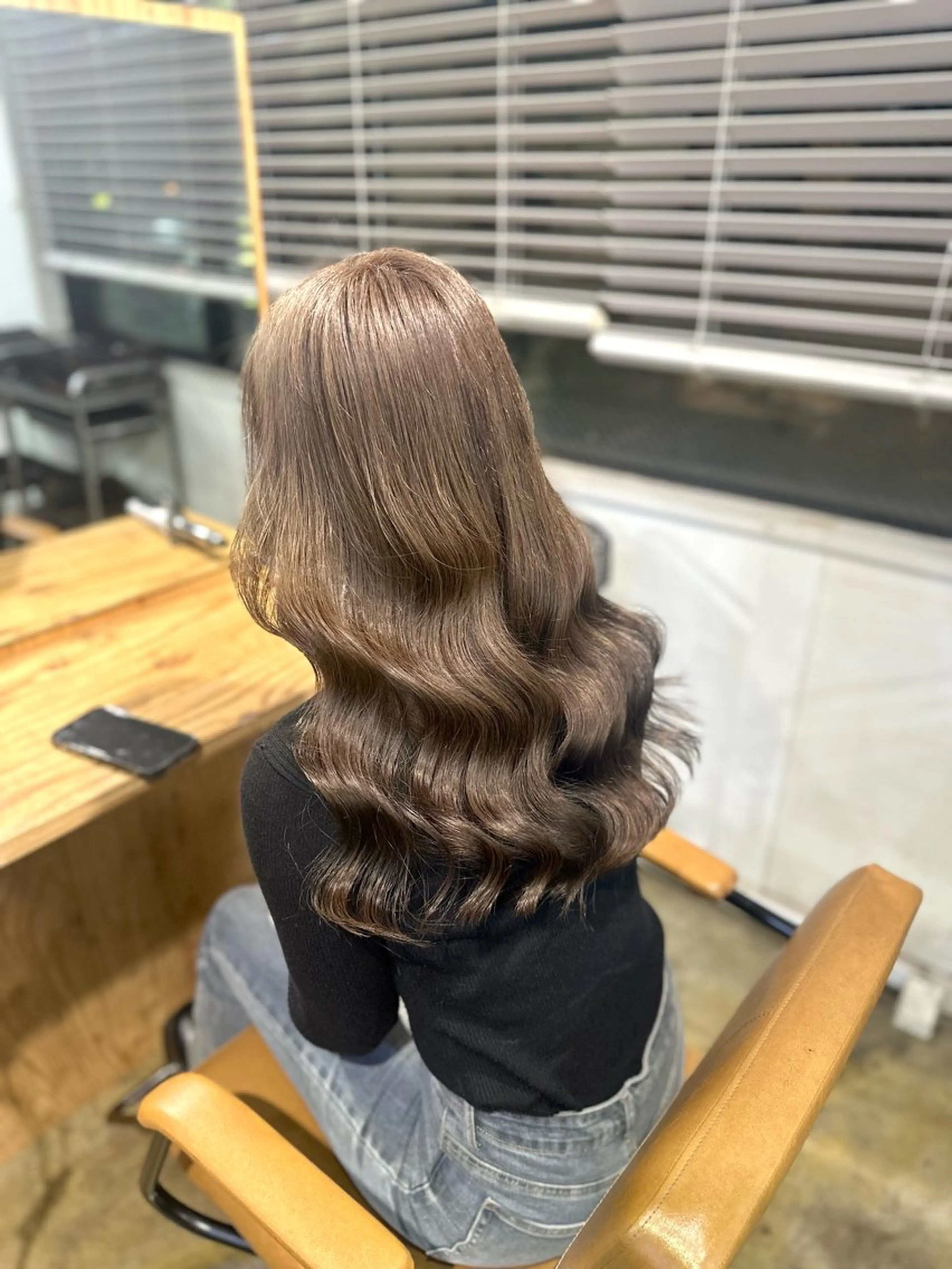 ロング カラー ヘアカラー ︎︎カイ ミズキ 🐰𝜗𝜚のヘアスタイル
