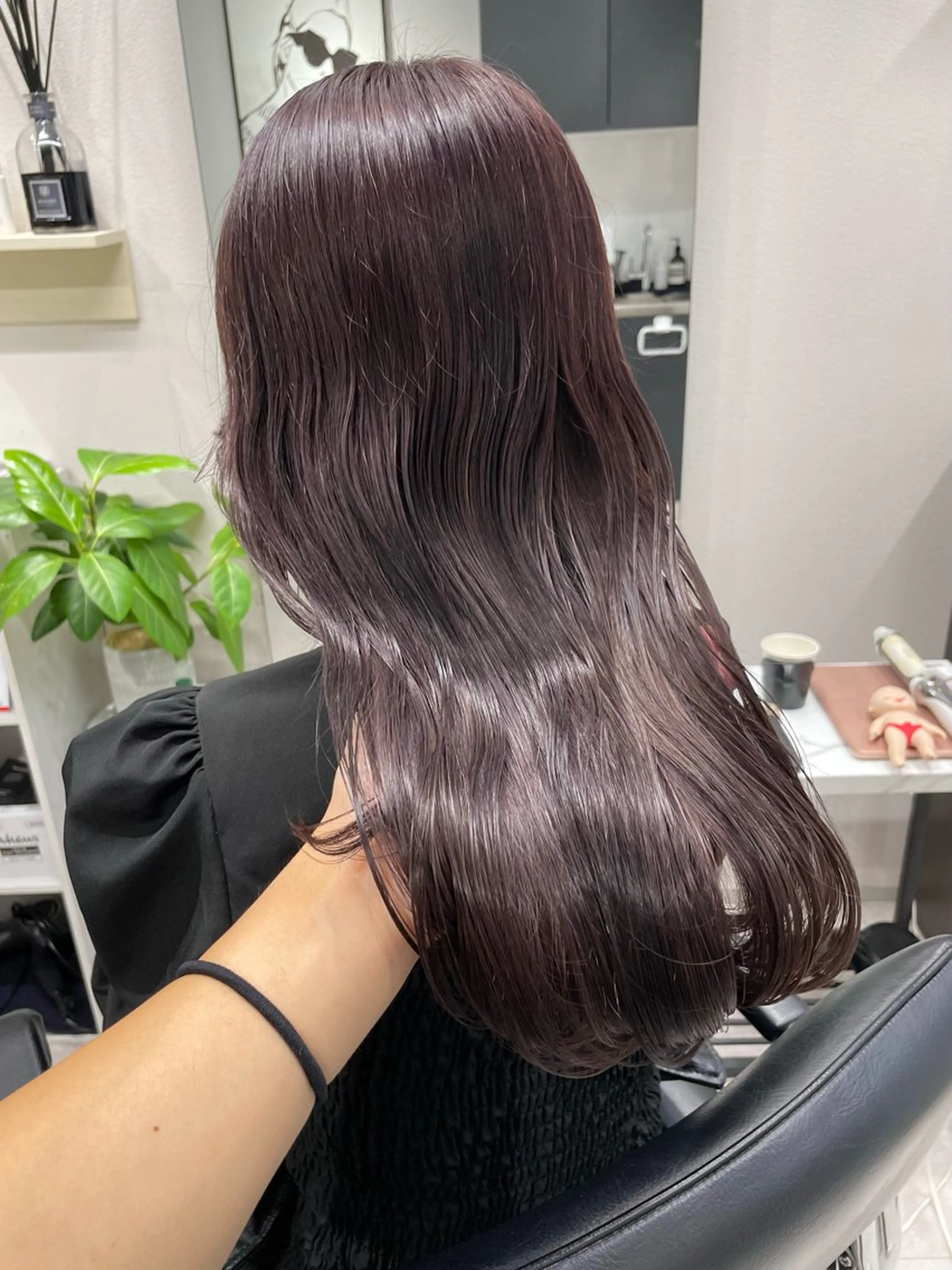 ロング カラー ヘアカラー 髪質改善will hairdesignのヘアスタイル