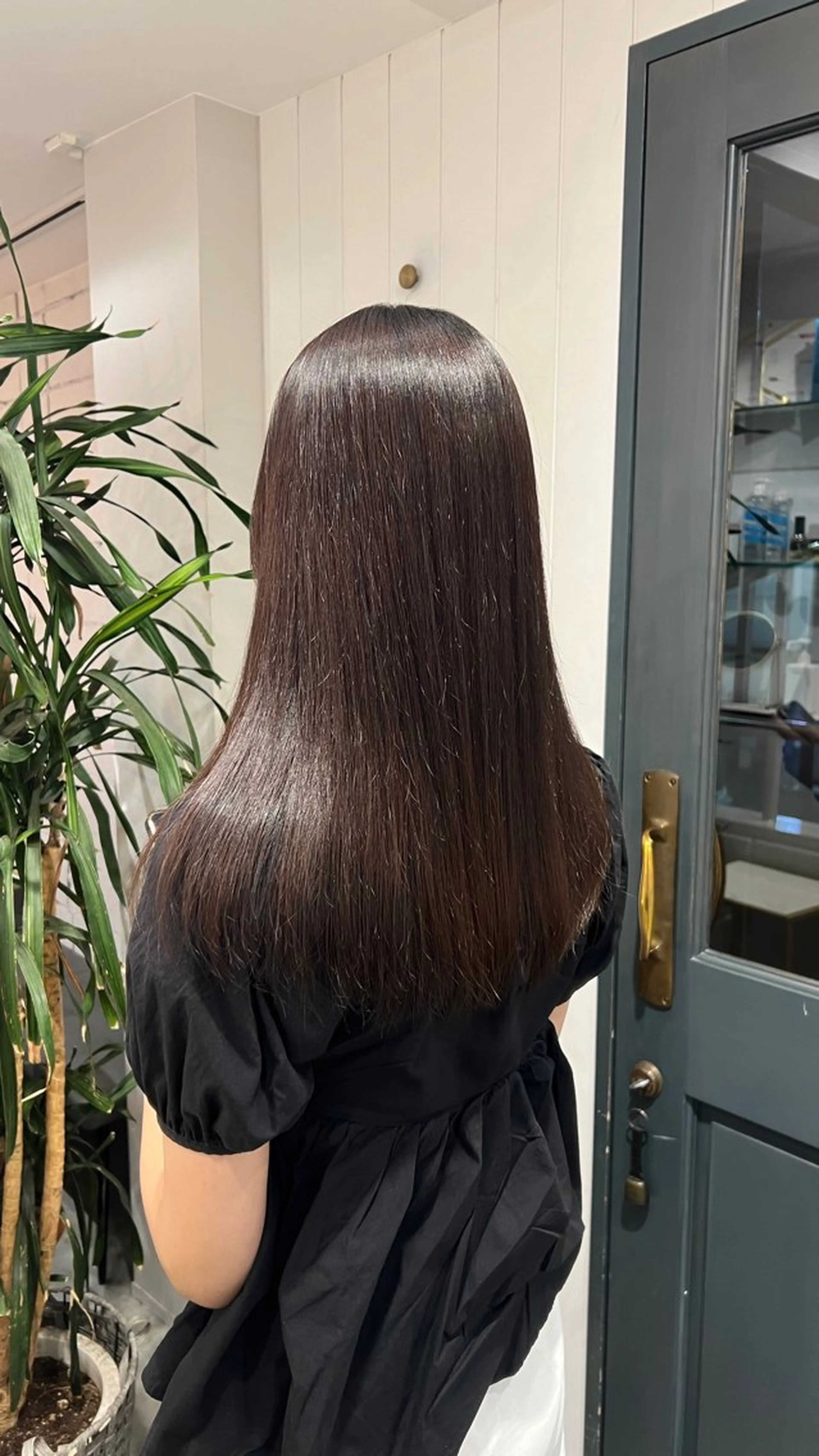 ロング パーマ 縮毛矯正 ☆ 透明感カラー HARUKA ☆のヘアスタイル