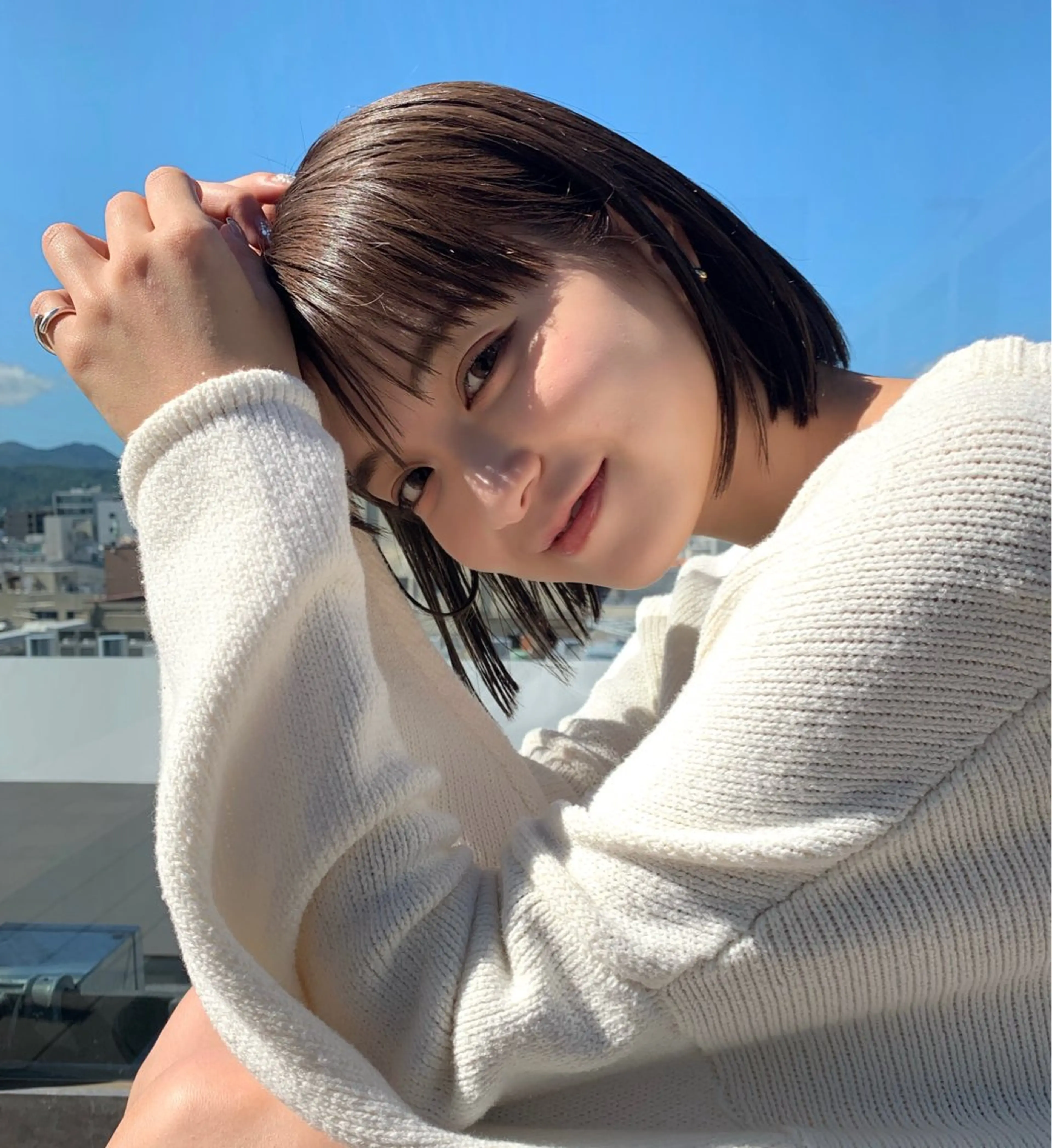 ショート ボブ 🤎カット/ブリーチ /縮毛矯正/大宮🤎のヘアスタイル