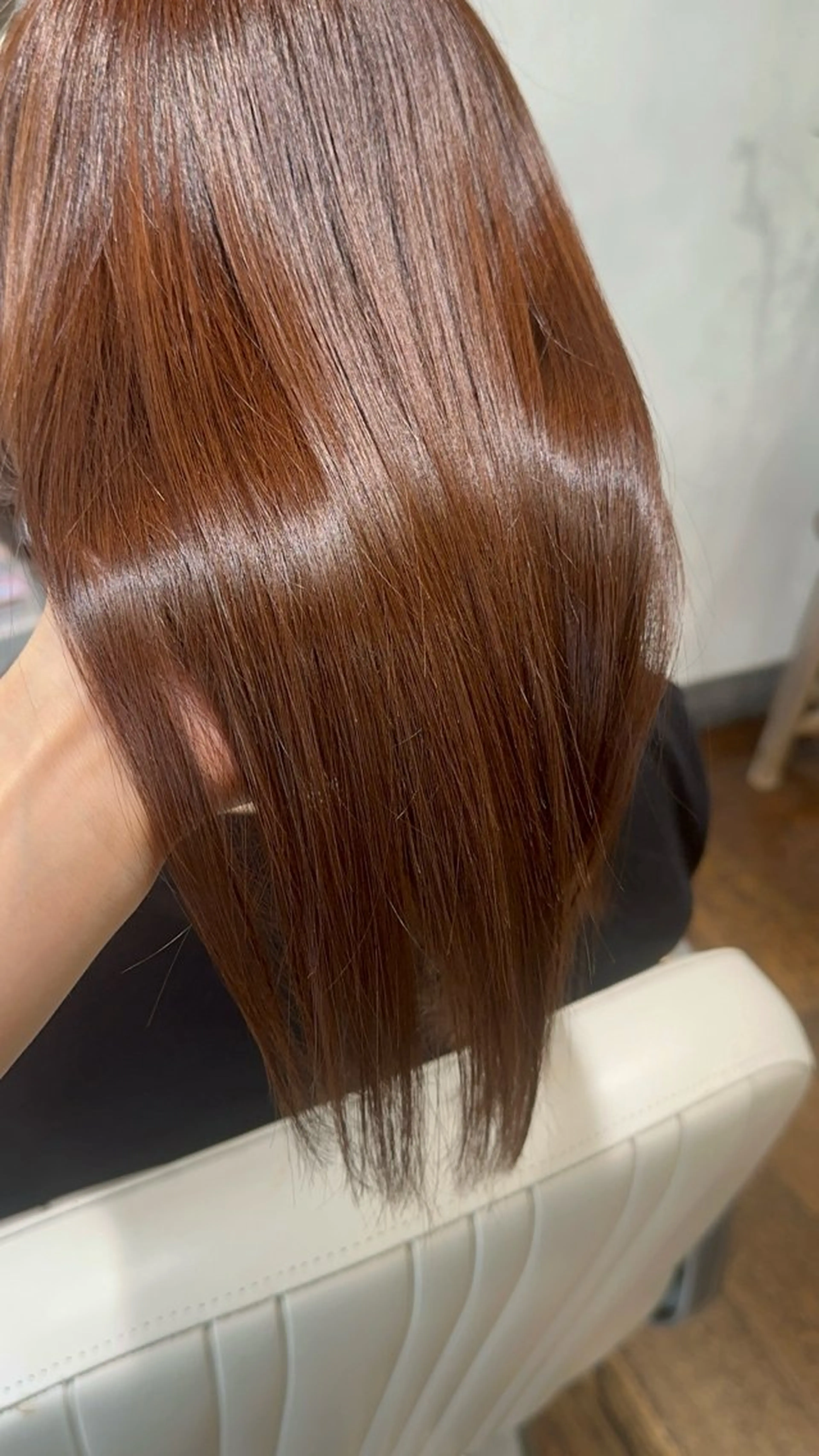 カット 縮毛矯正 長谷川 彩のヘアスタイル