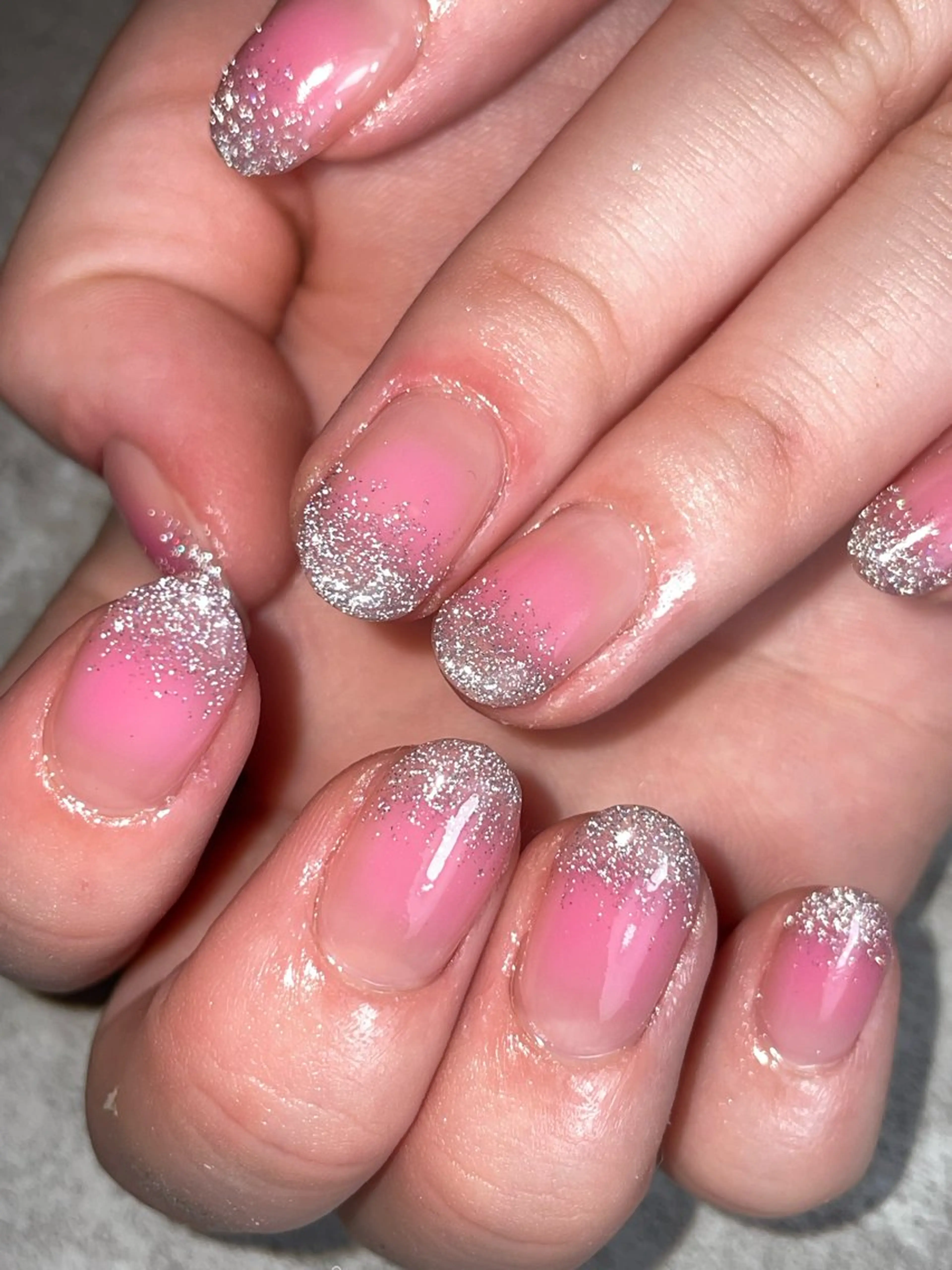 ネイル チークネイル フラッシュネイル CHURASAN nailのネイルデザイン