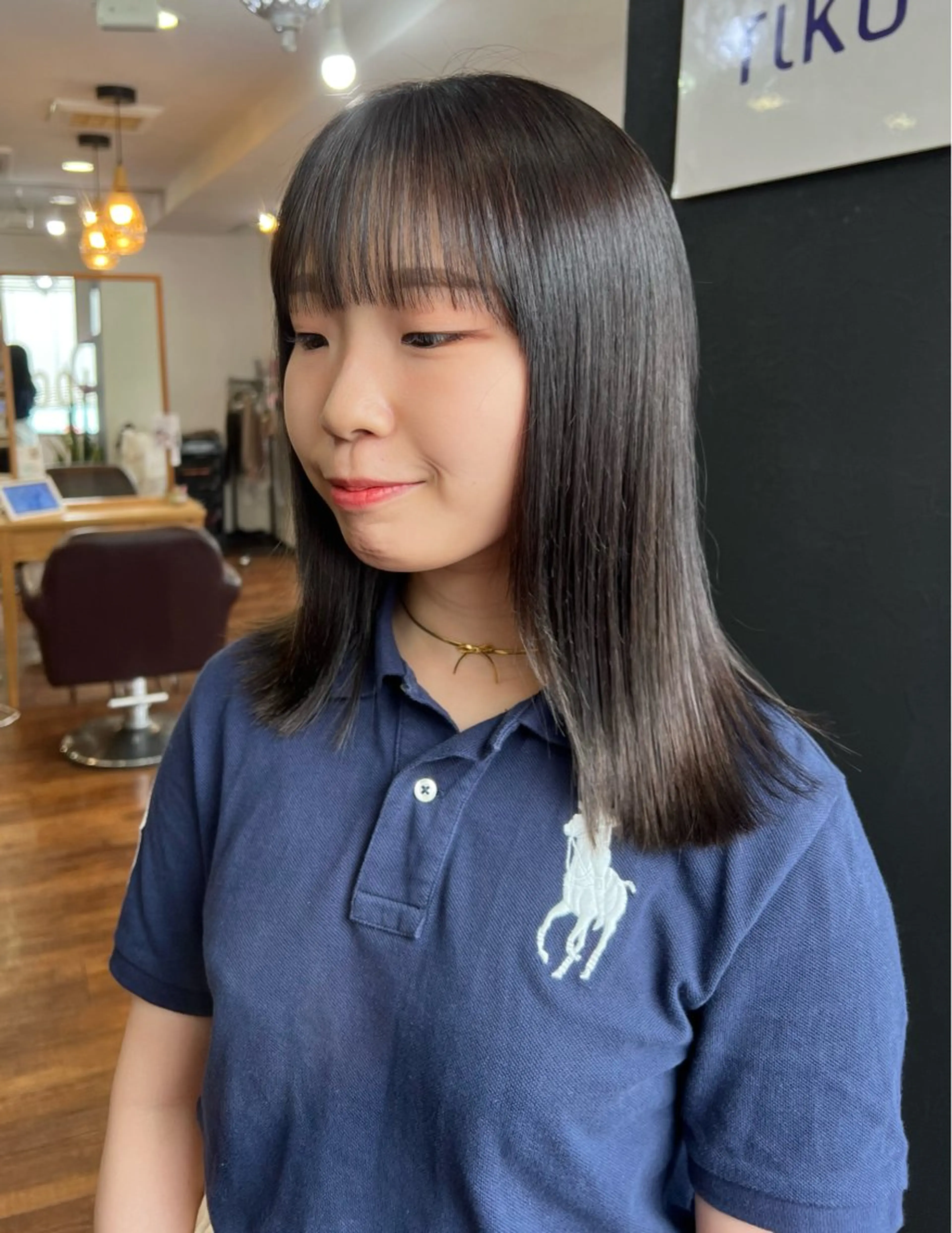 ミディアム 韓国ヘア 🎀華澄のヘアスタイル