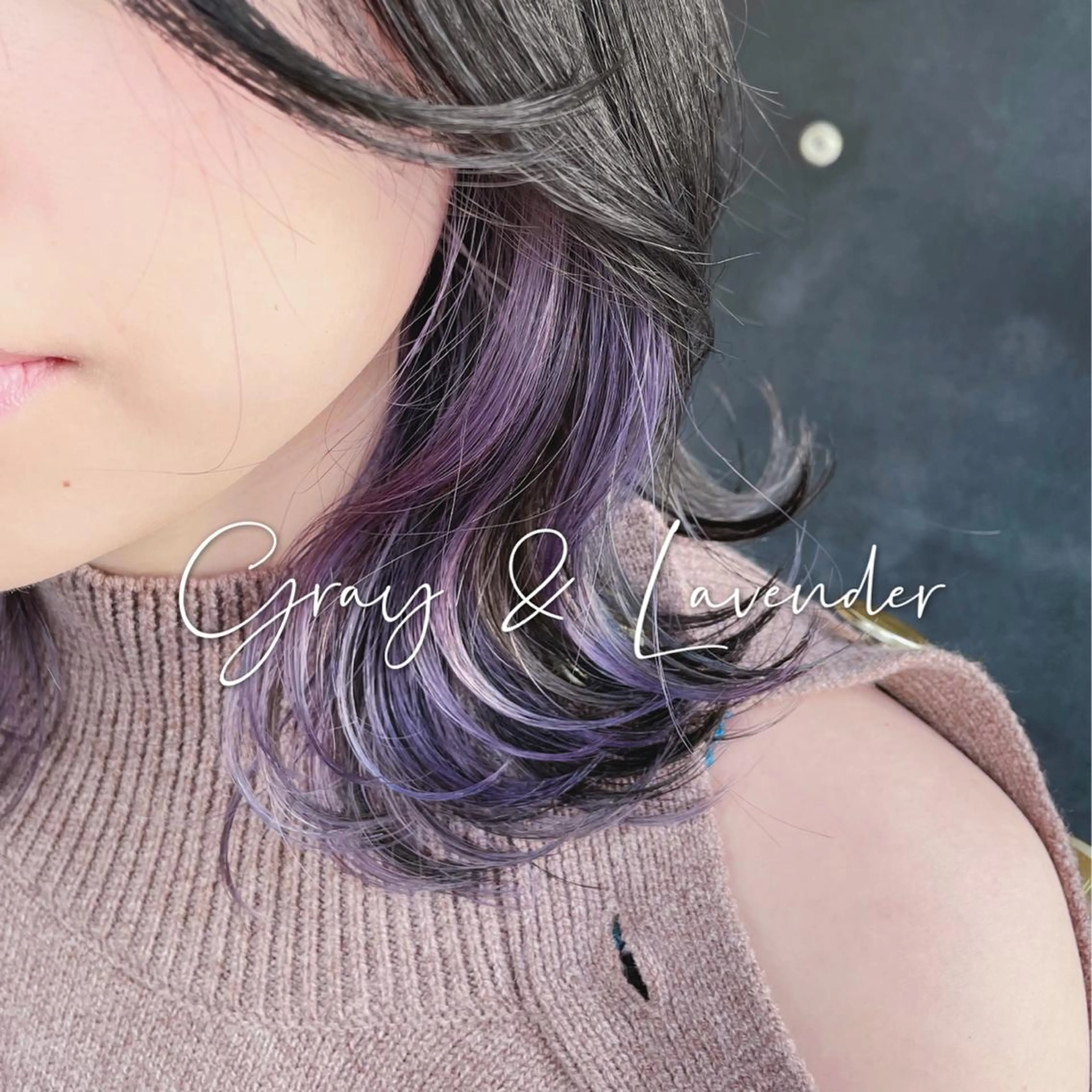 ミディアム カラー ブリーチ グレージュ ラベンダーカラー ヘアカラー トリートメント DIPTH(ディプス)   by   ila所属・【 DIPTH 】 代表コウキ🥇のヘアスタイル