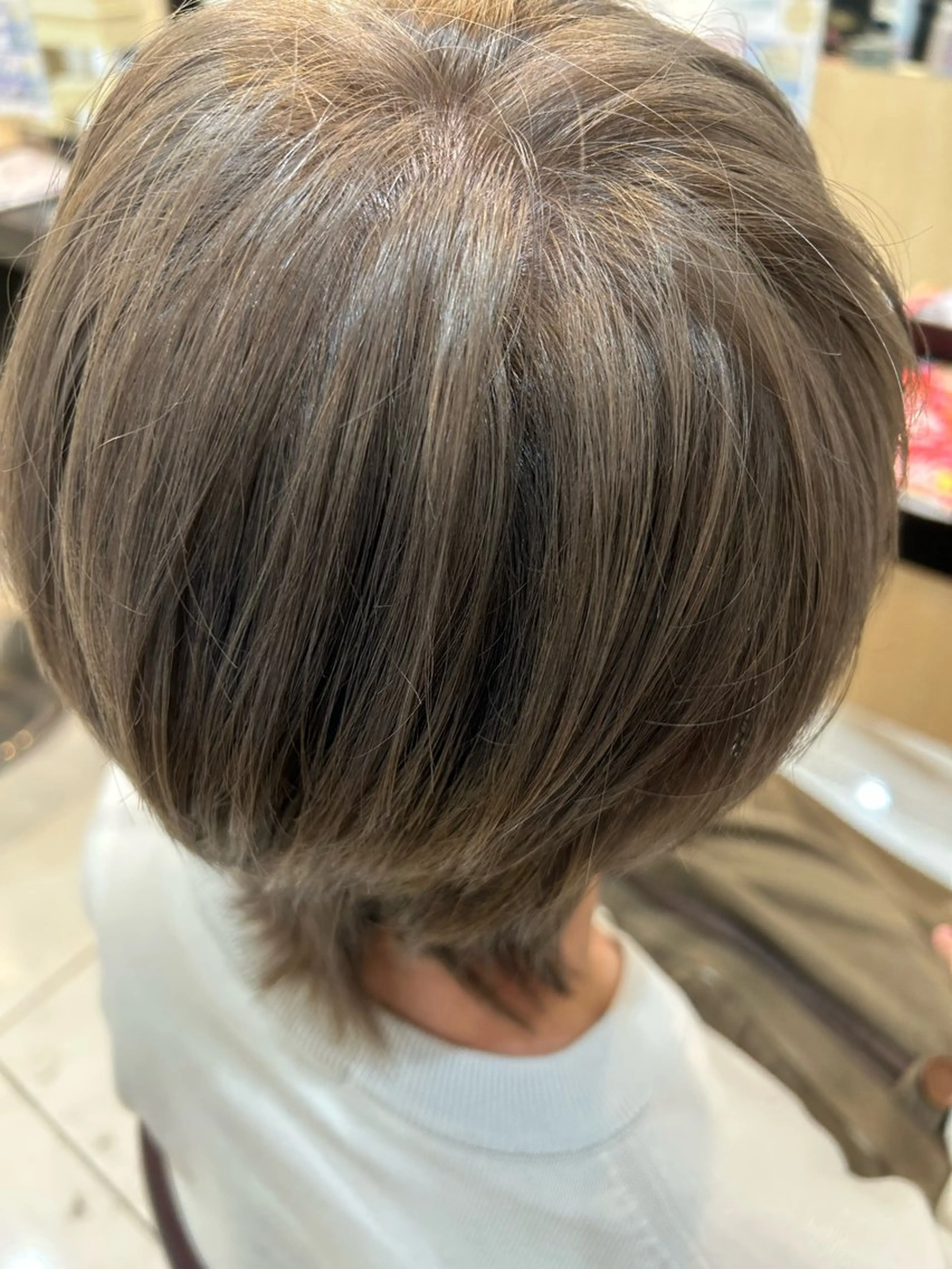 ショート カラー カット ヘアカラー トリートメント リリー /Men's/パーマのヘアスタイル