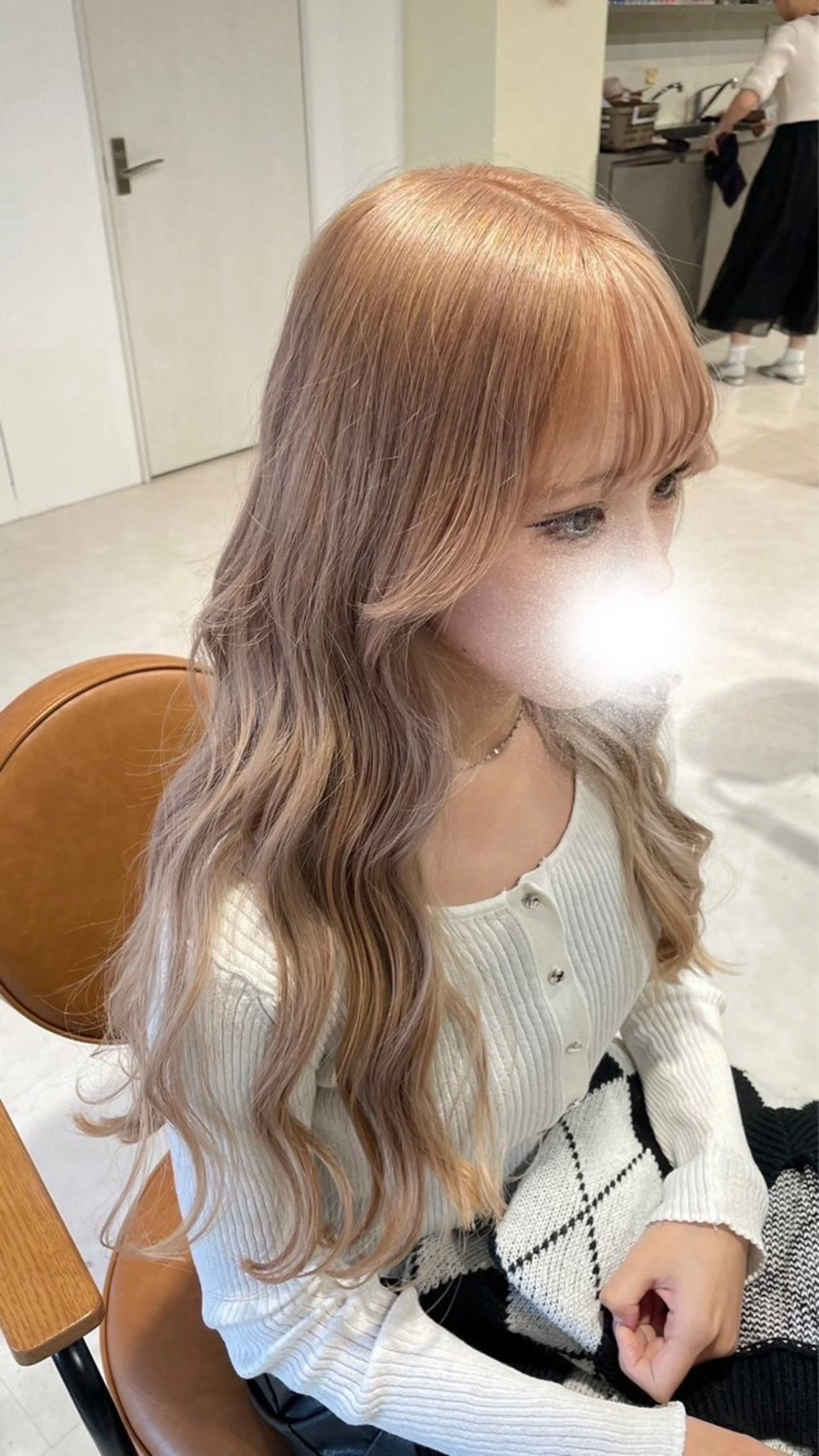 カラー ヘアカラー amoretto 天文館店kiraのヘアスタイル