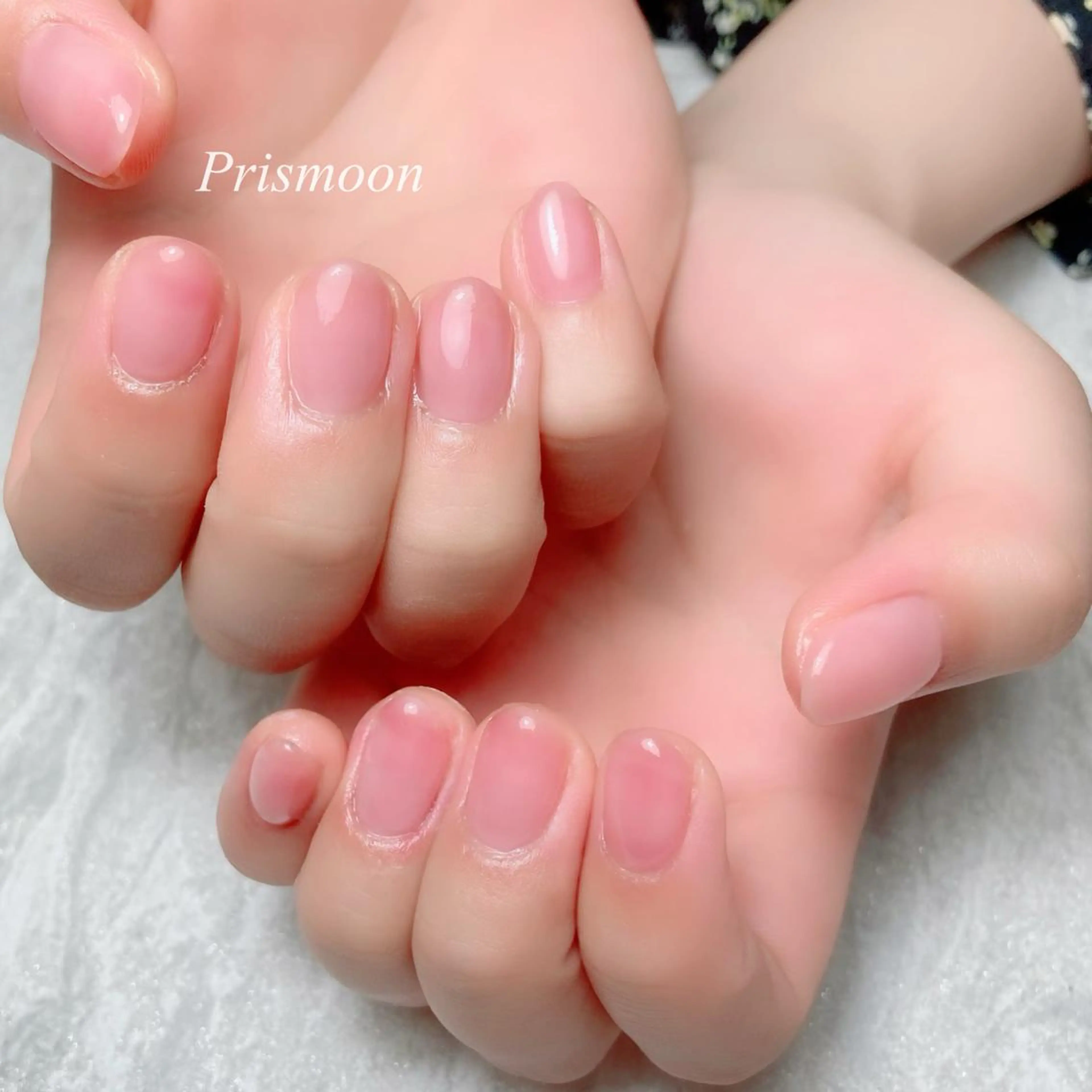 ネイル ワンカラーネイル ピンク ハンドネイル Prismoon  Nail所属・Prismoon Nailのネイルデザイン