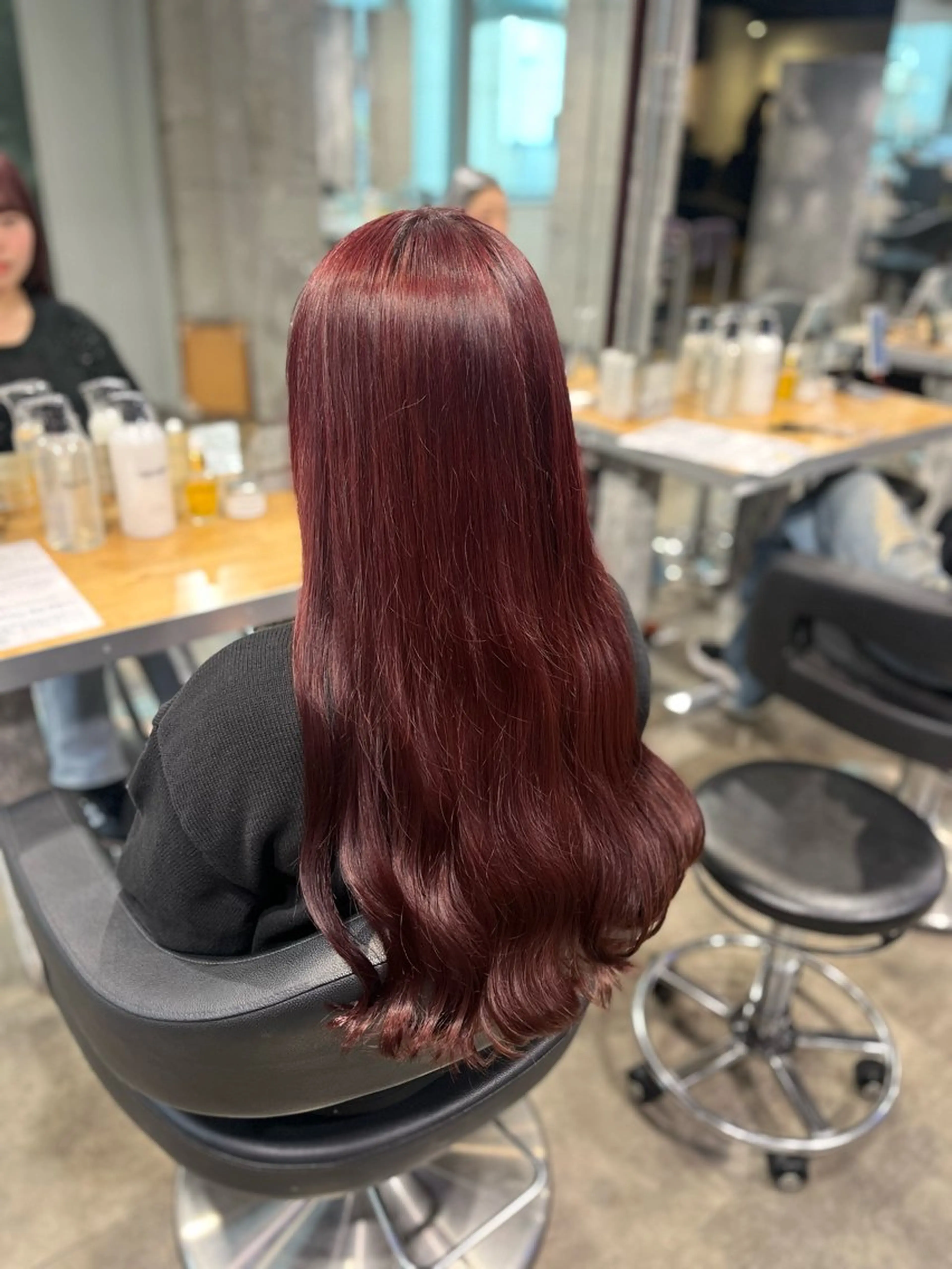 カラー ヘアカラー トリートメント ヘッドスパ ヘアセット ガーリーヘア💌トレ ンド暖色💌Yuuのヘアスタイル