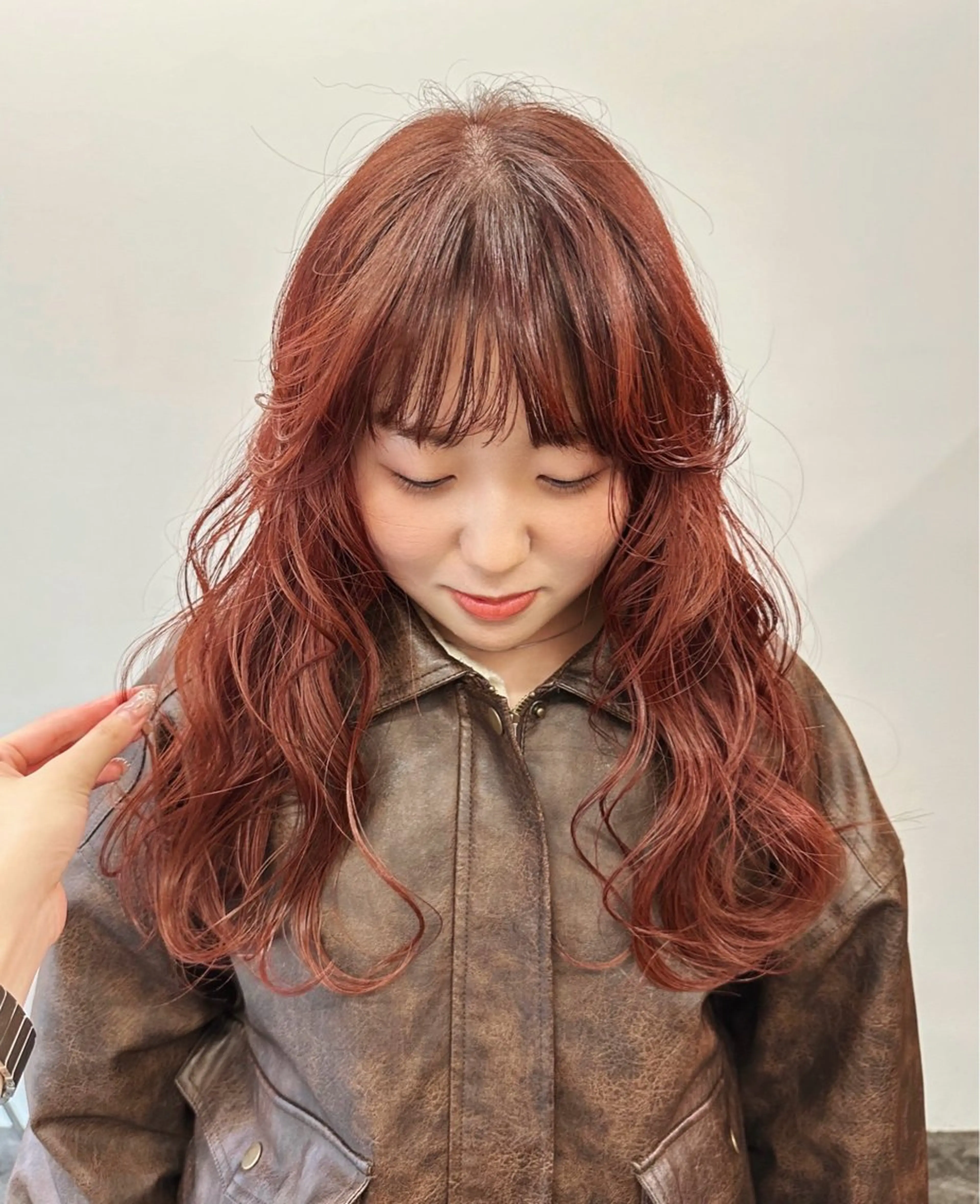 ロング ヘアカラー 安藤 琢真のヘアスタイル