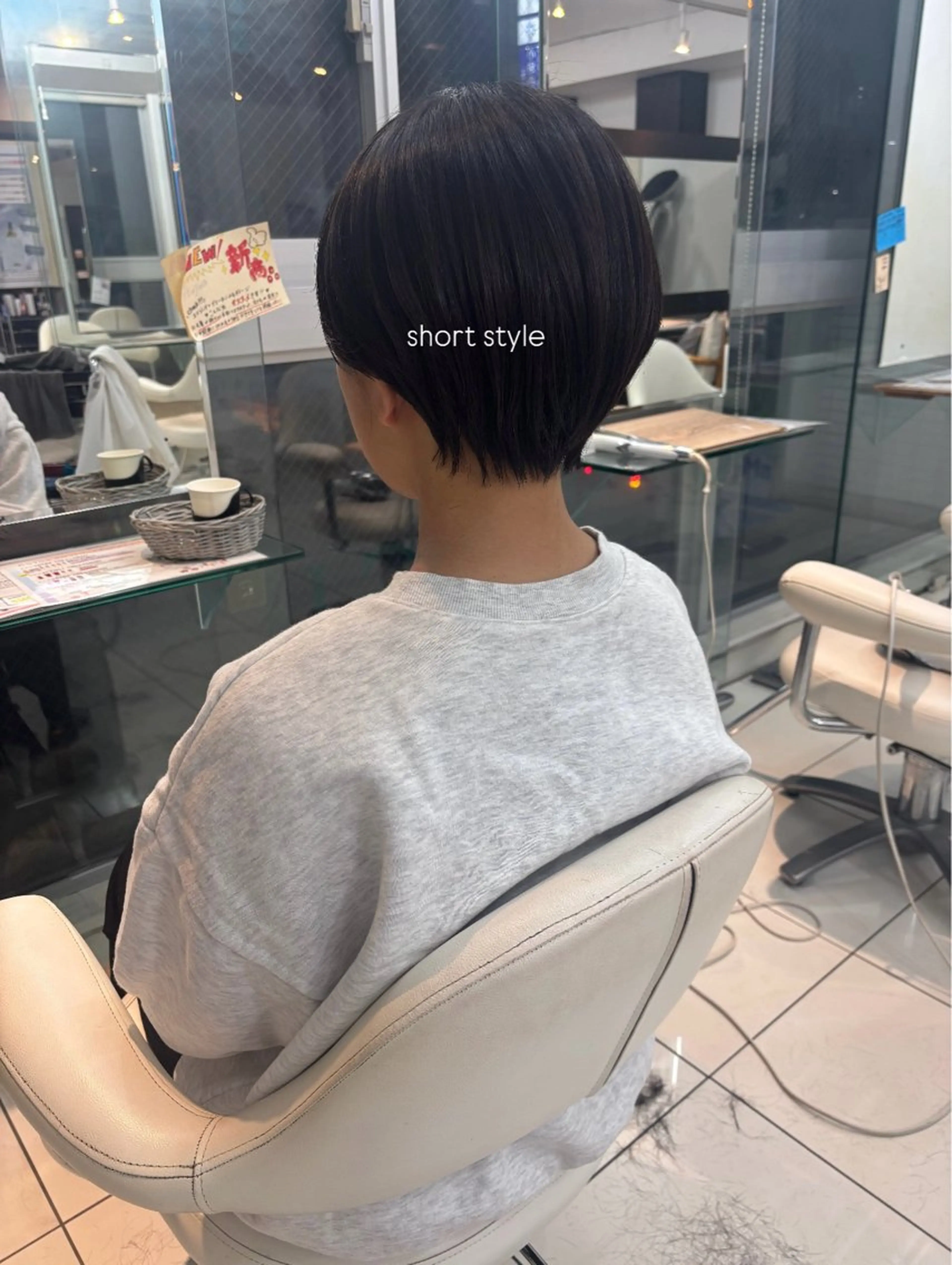 ショート ショートカットモデル 👗SHIZUKAのヘアスタイル