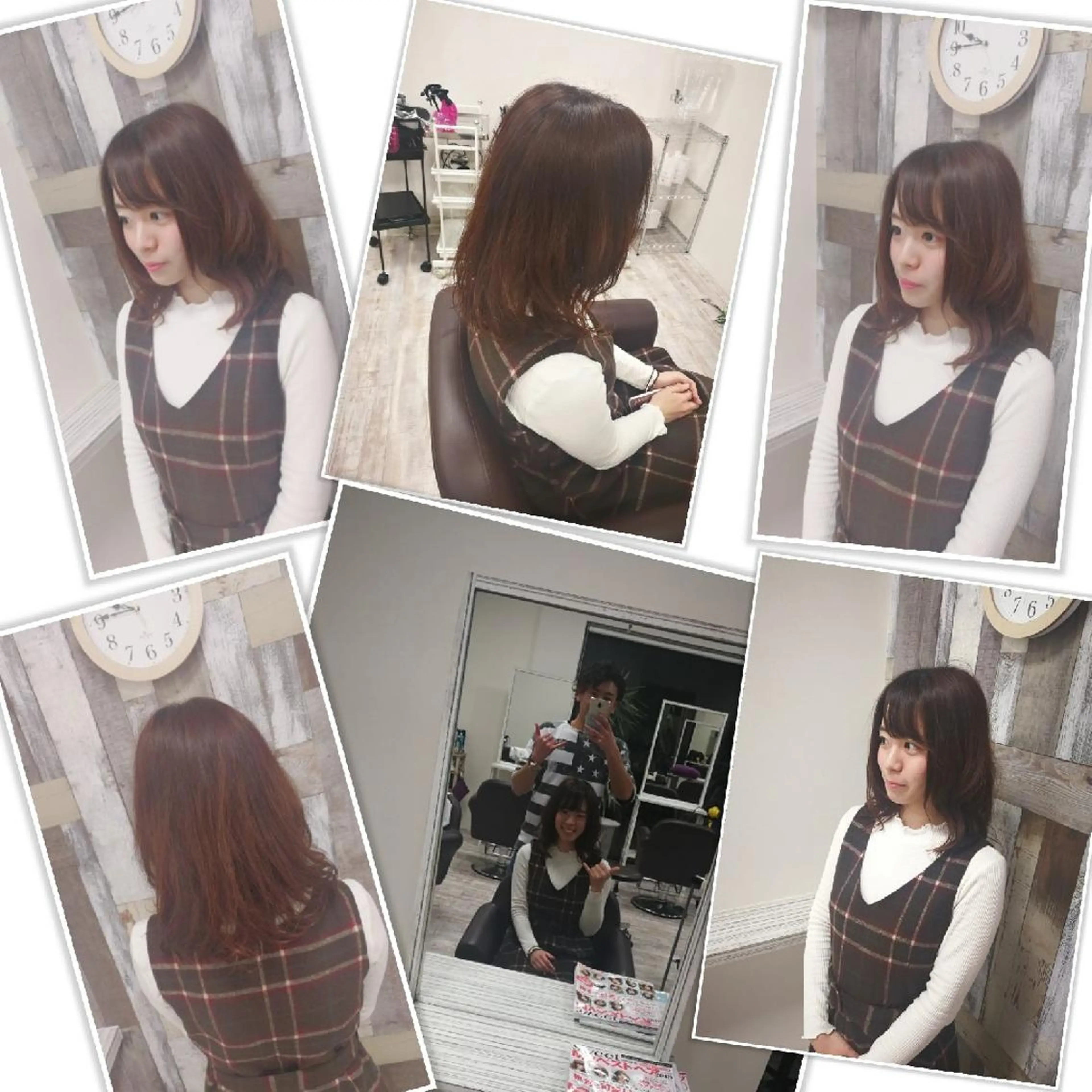 パーマ Aile所属・酸性ストレート／カラ ー/山下高明のヘアスタイル