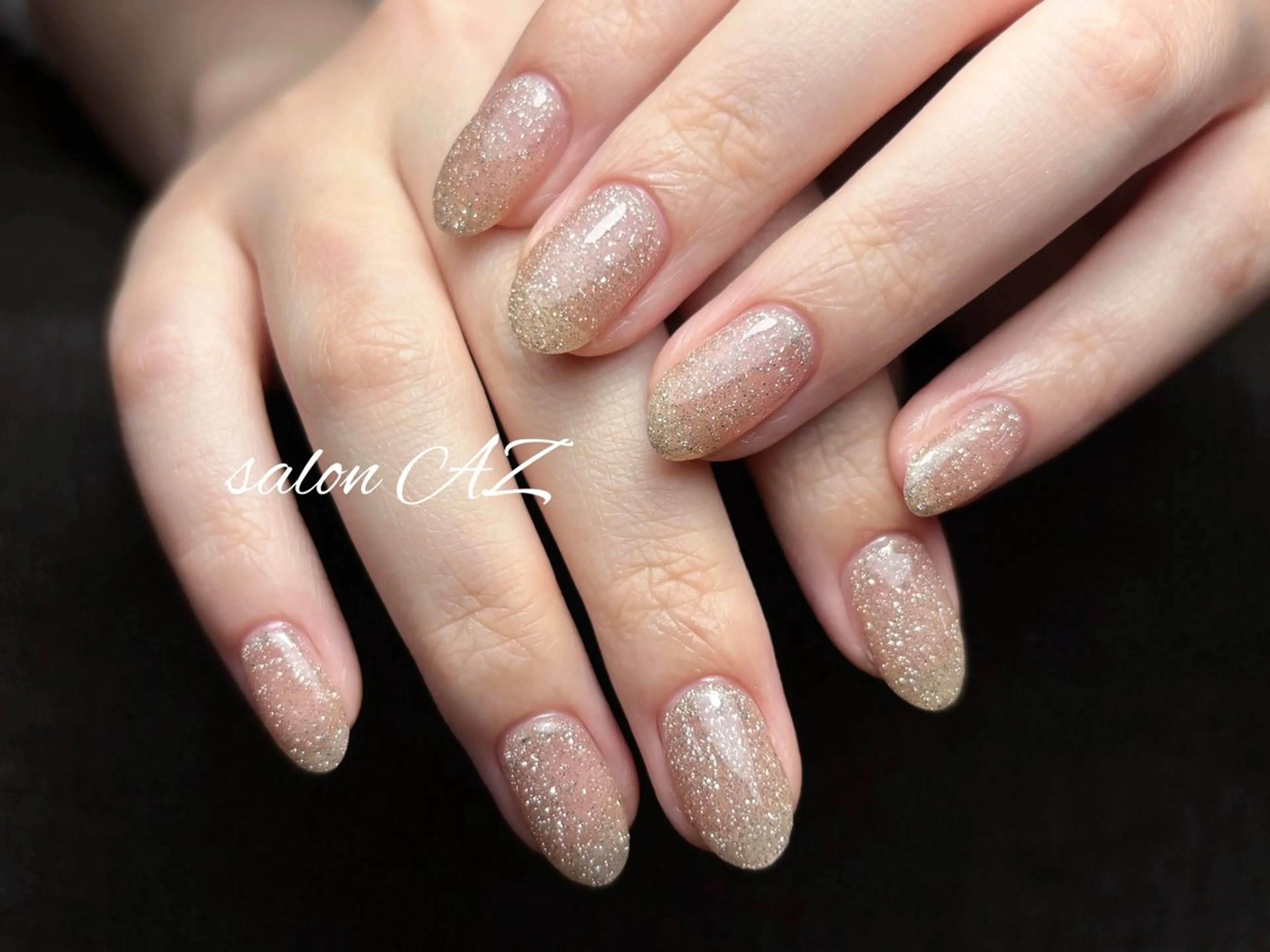 ネイル アートネイル 長さ出し フットネイル フレンチネイル ジェルネイル ハンドネイル salonAZ トップネイリストのネイルデザイン