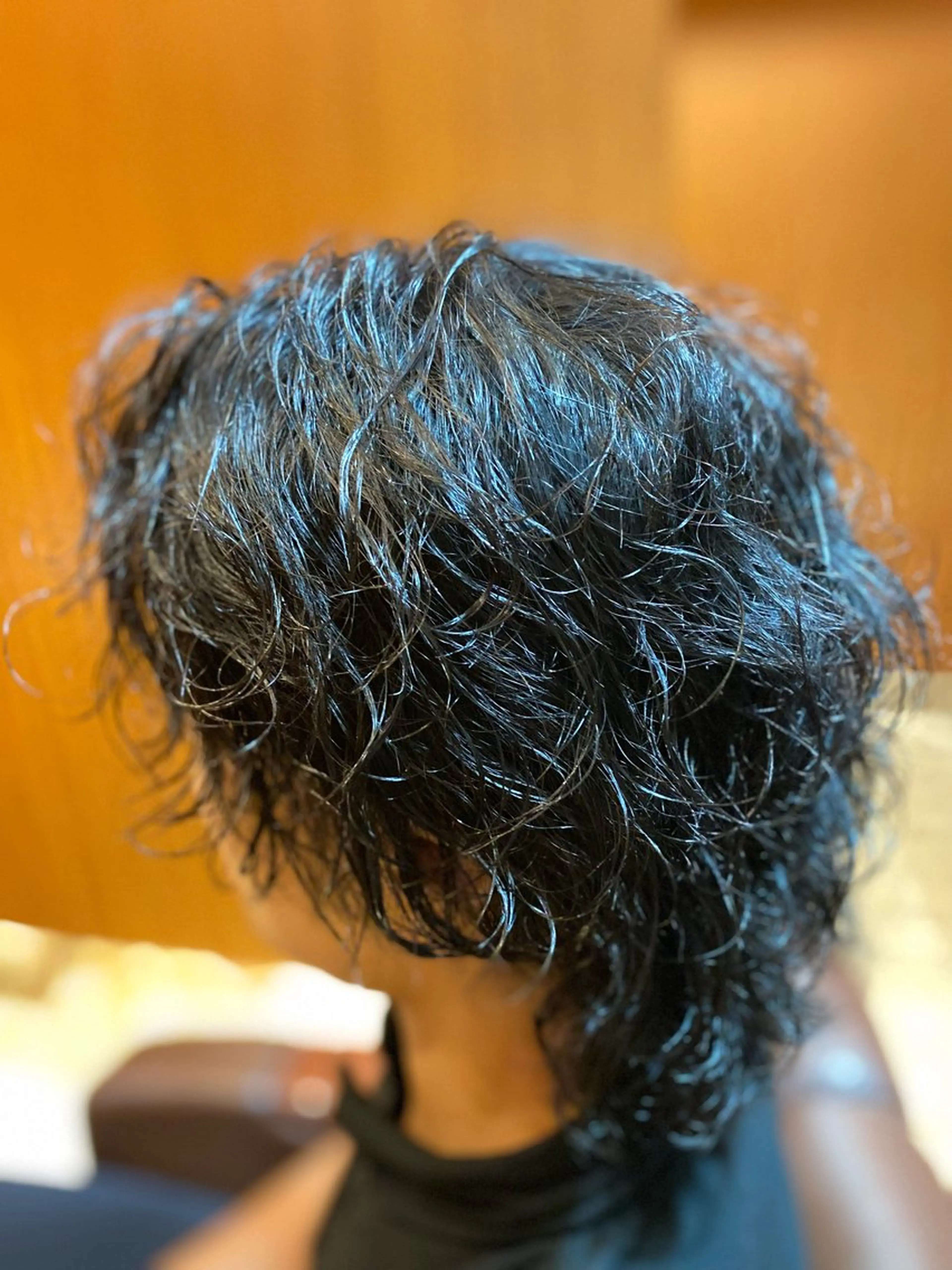 ミディアム 北川 竜也のヘアスタイル