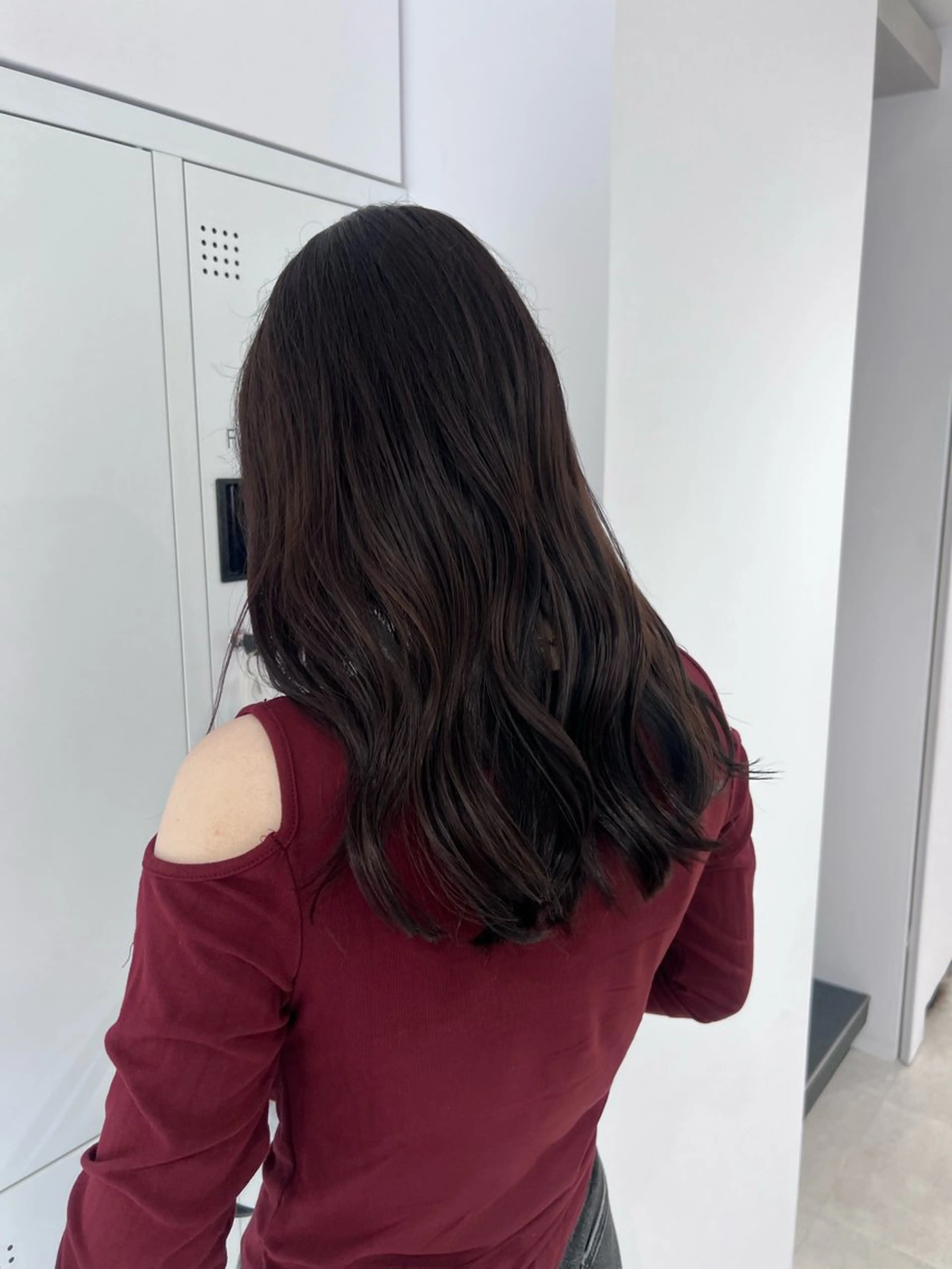 ロング カラー ヘアカラー トリートメント ヘッドスパ ヘアセット 🖤:抜け感×大人 透明感カラー/Aoiのヘアスタイル